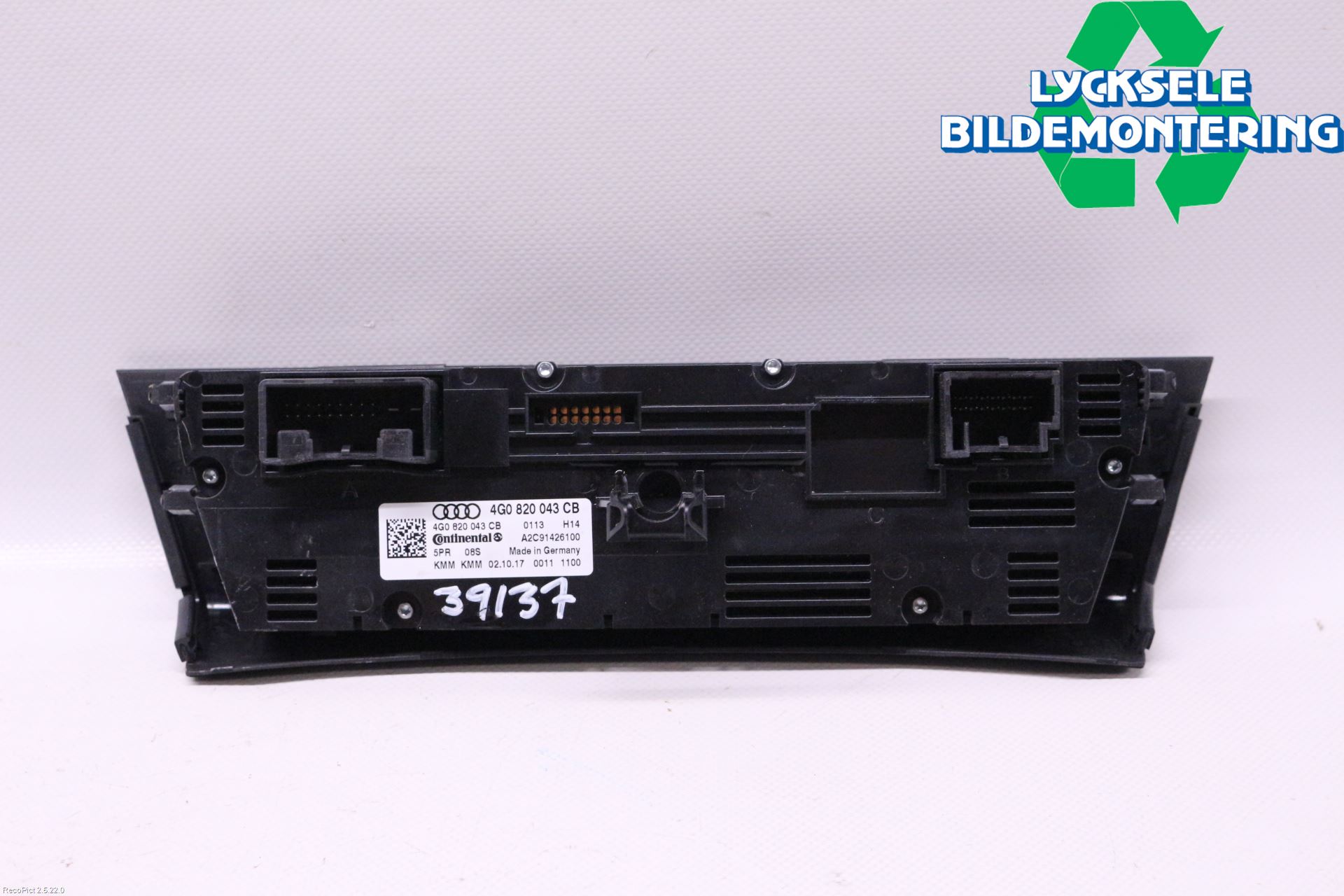 Audi A6 ALLROAD 12-18 Ac Styrenhet Ac Manöveren