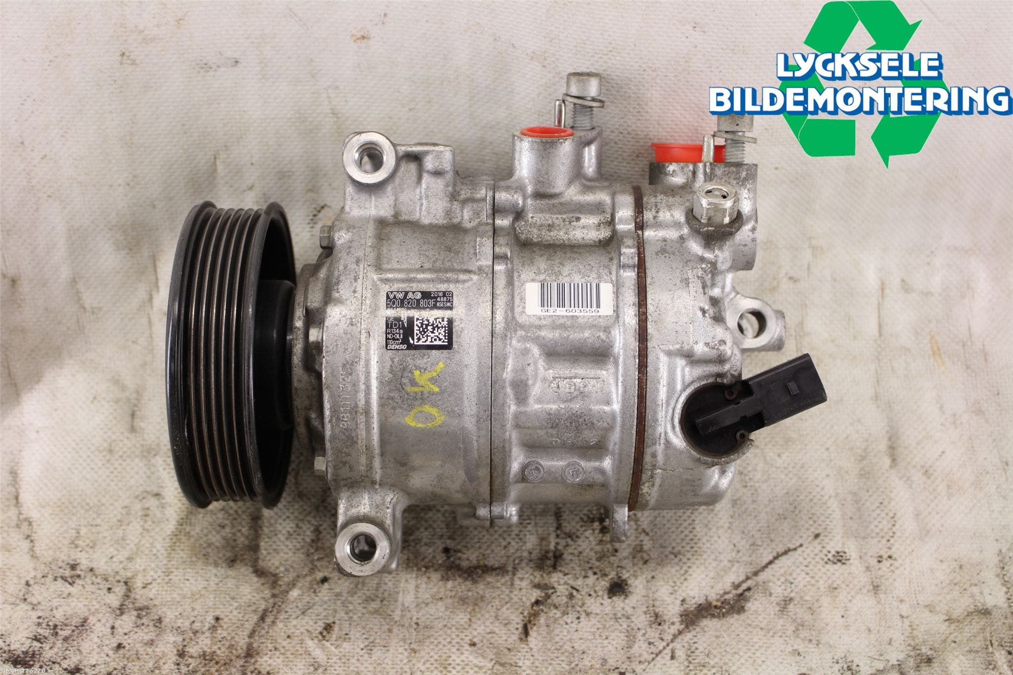 Volkswagen VW PASSAT 15-19 Ac Kompressor