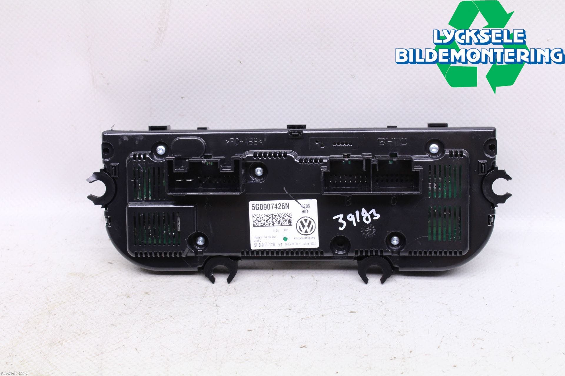 Volkswagen VW GOLF / E-GOLF VII 13-20 Ac Styrenhet Ac Manöveren