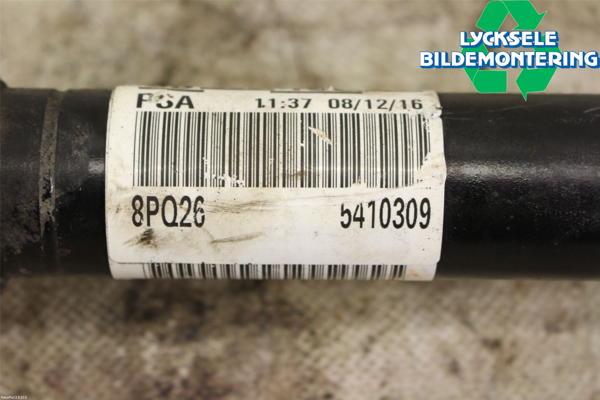 Toyota PROACE II 16- Drivaxel Fram Höger