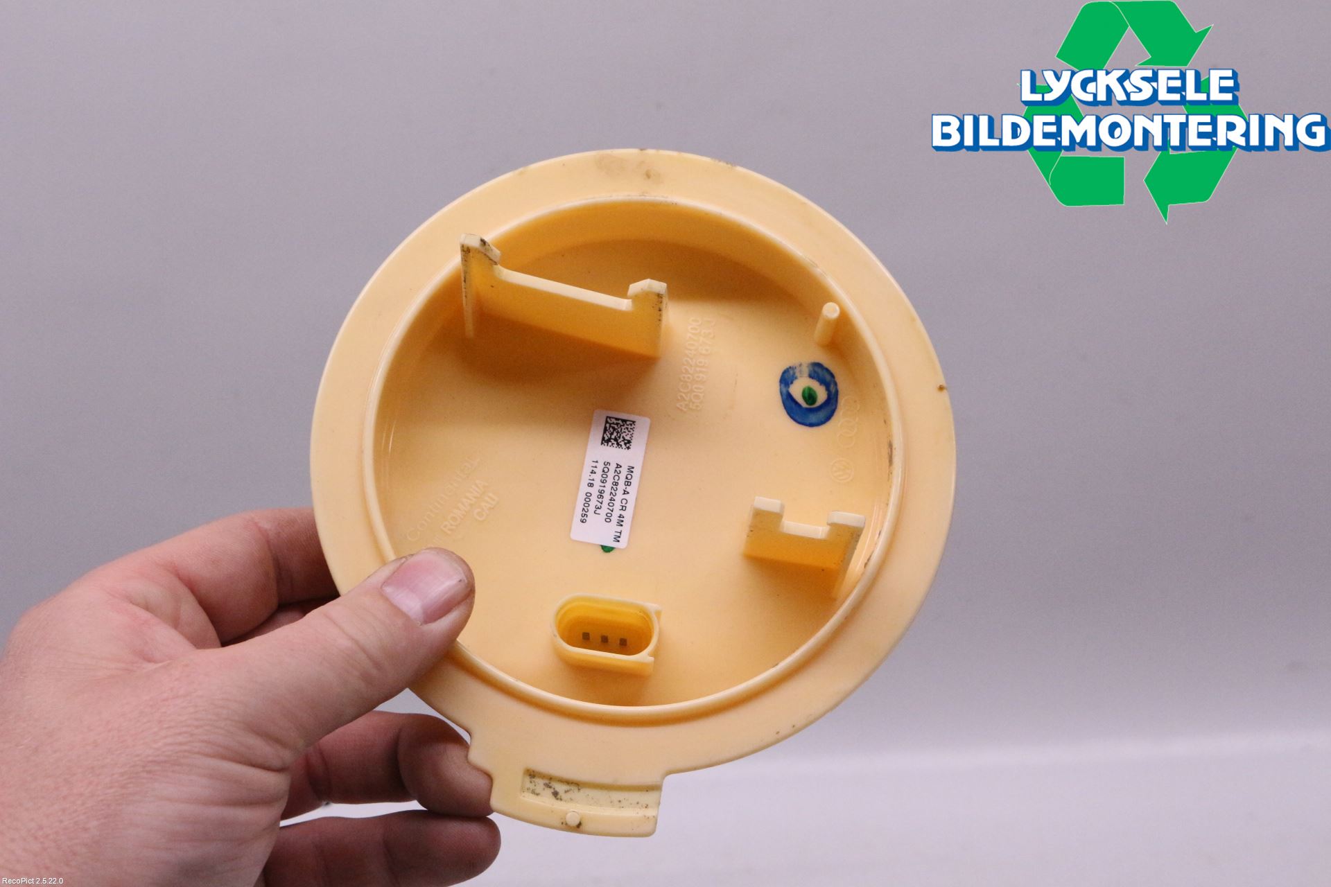 Volkswagen VW GOLF / E-GOLF VII 13-20 Givare Tank