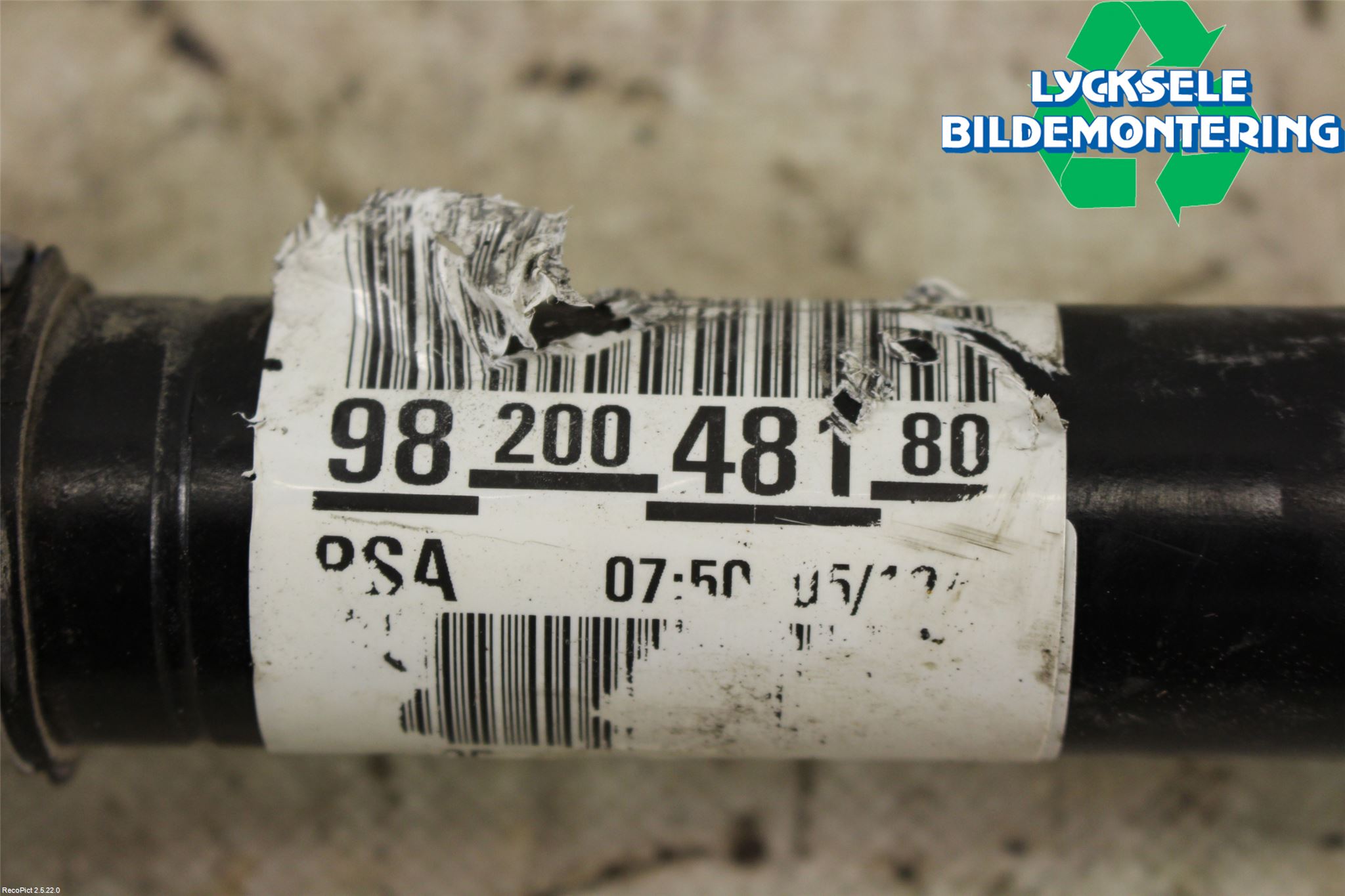 Toyota PROACE II 16- Drivaxel Fram Vänster