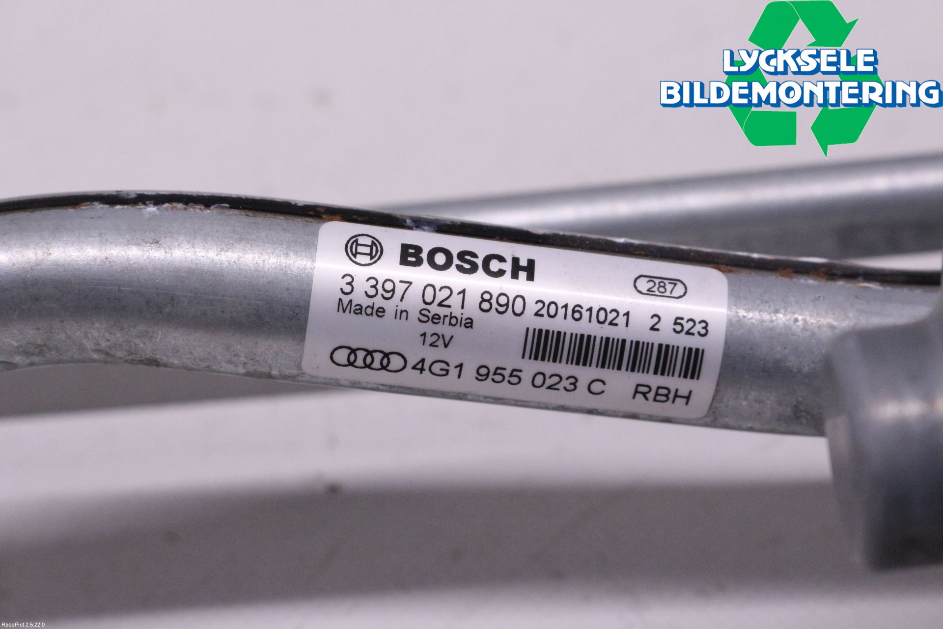 Audi A6 ALLROAD 12-18 Torkarmekanism Vindruta