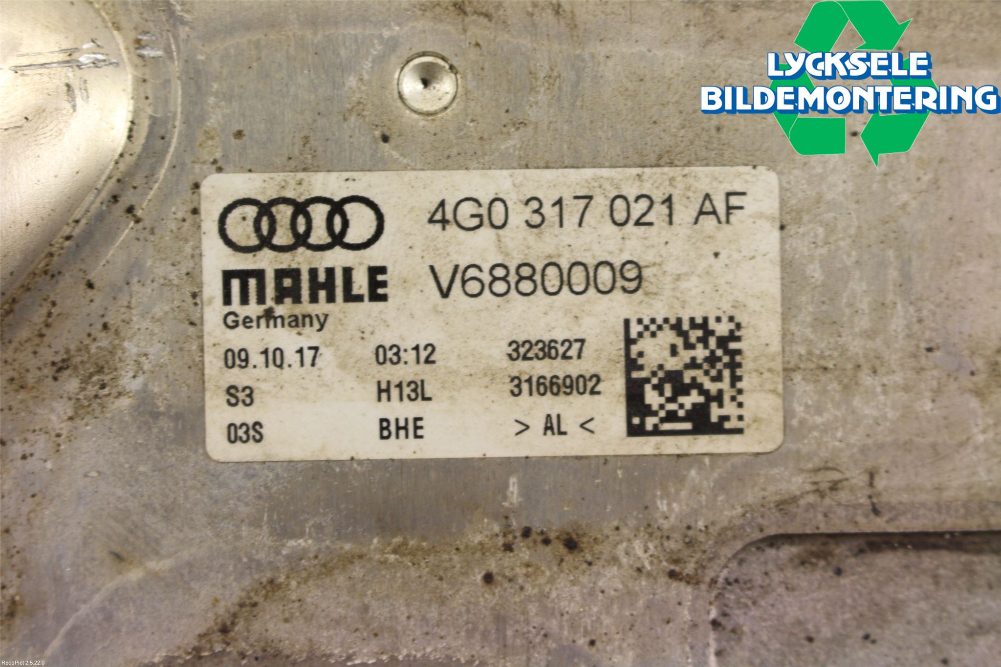 Audi A6 ALLROAD 12-18 Oljekylare Automat