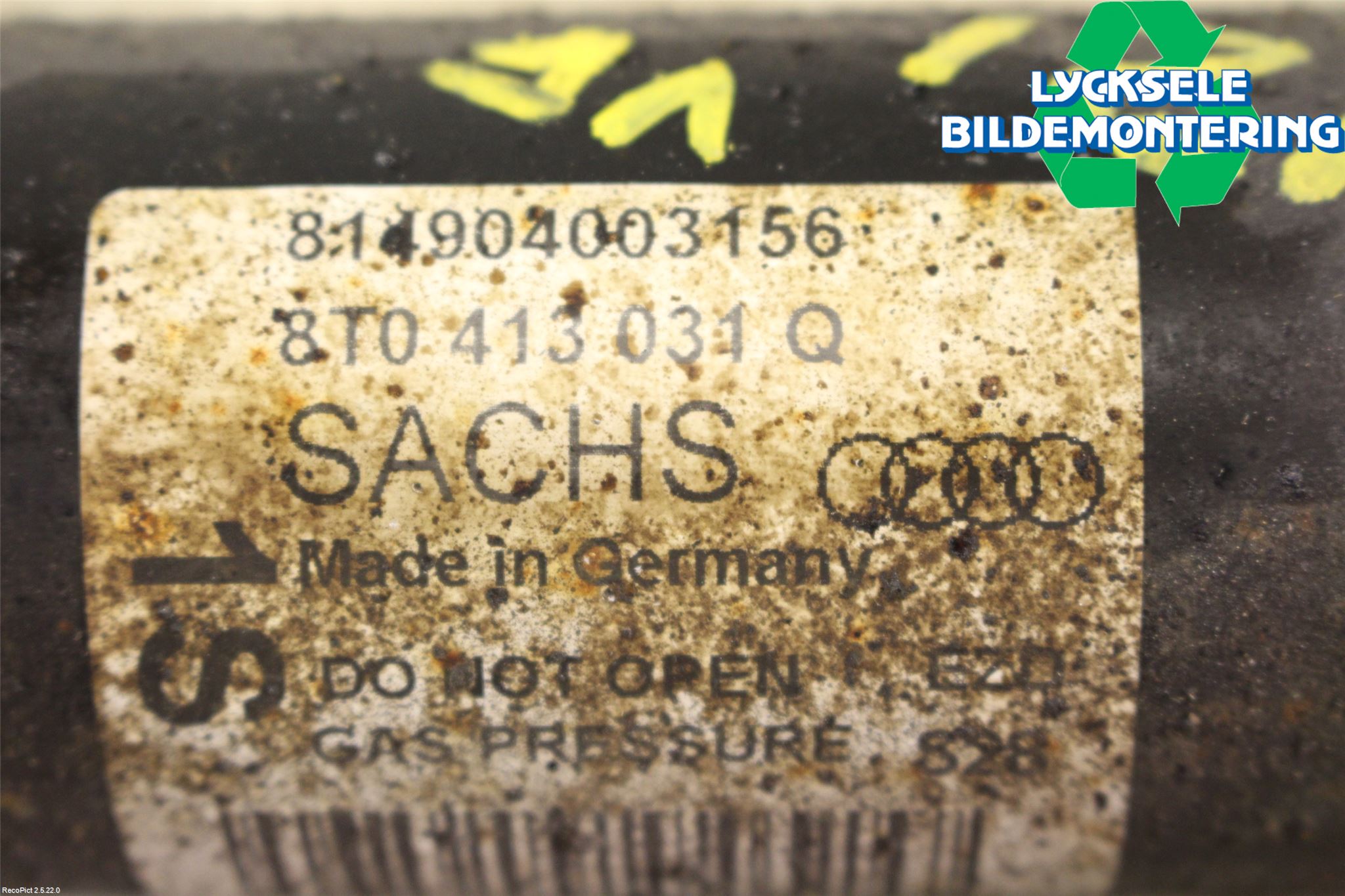 Audi A5 07-16 Fjäderben Fram Vänster