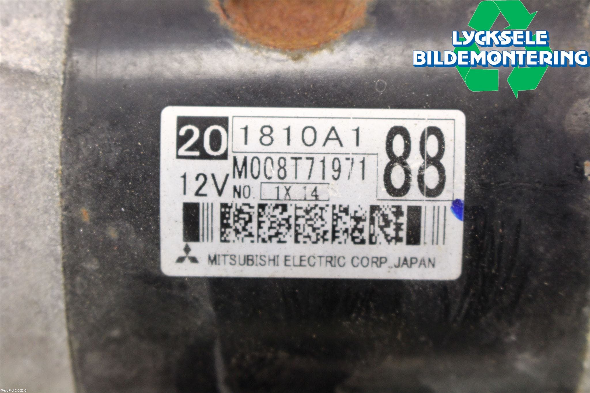 Mitsubishi LANCER 07-14 Startmotor Diesel