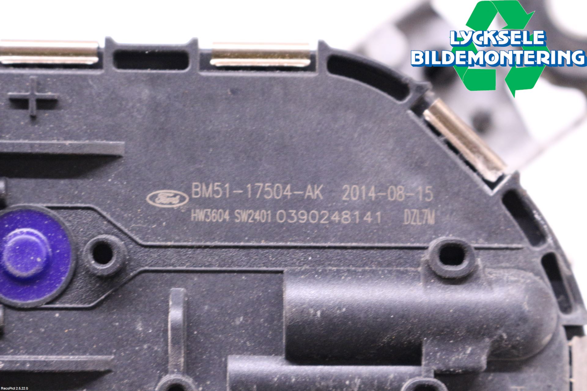 Ford FOCUS 11-14 Torkarmotor Vindruta