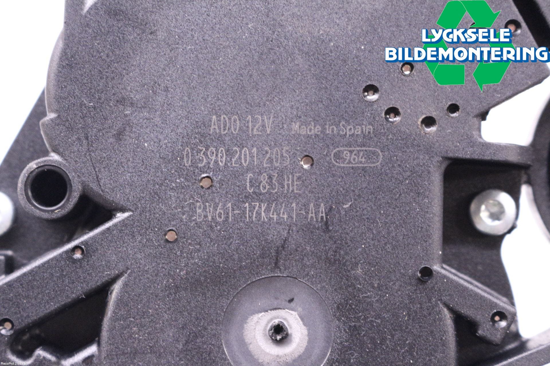 Ford FOCUS 11-14 Torkarmotor Baklucka