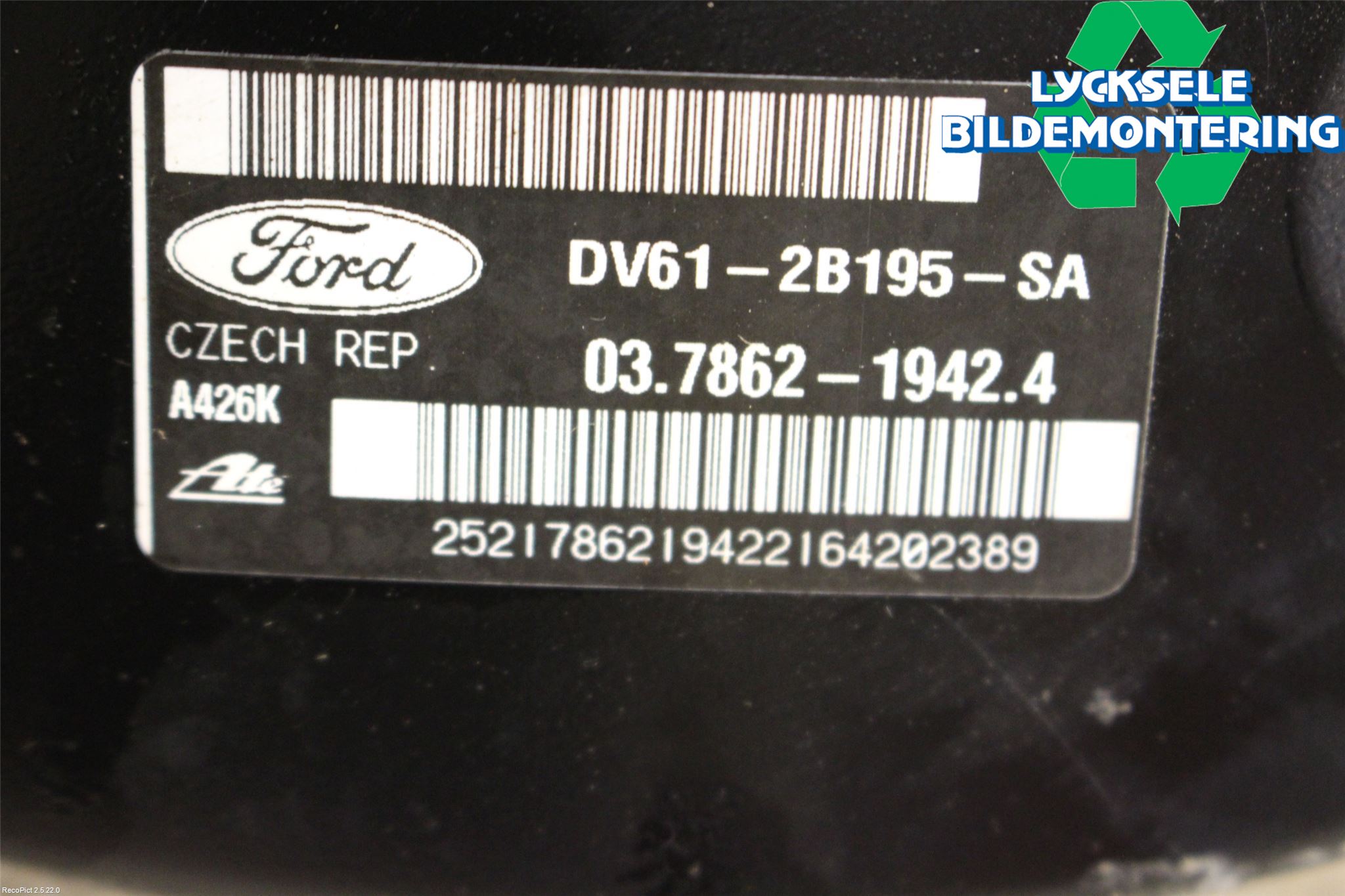 Ford FOCUS 11-14 Bromsservo