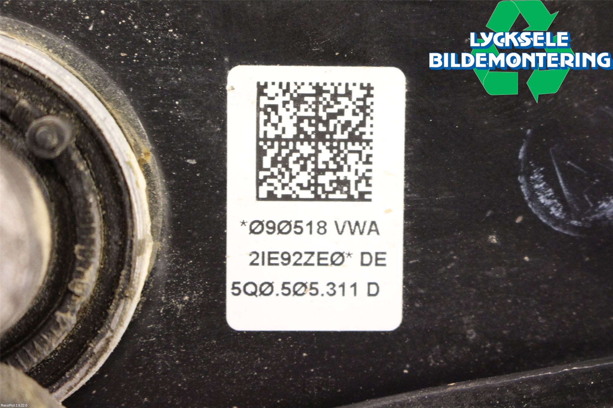 Volkswagen VW GOLF / E-GOLF VII 13-20 Bärarm Bak Höger