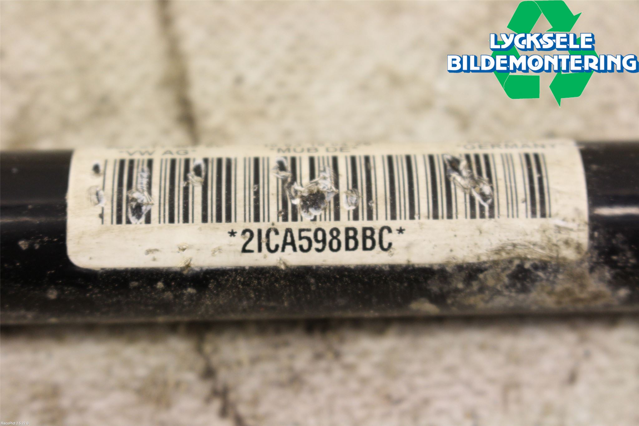 Volkswagen VW GOLF / E-GOLF VII 13-20 Krängningshämmare Bak