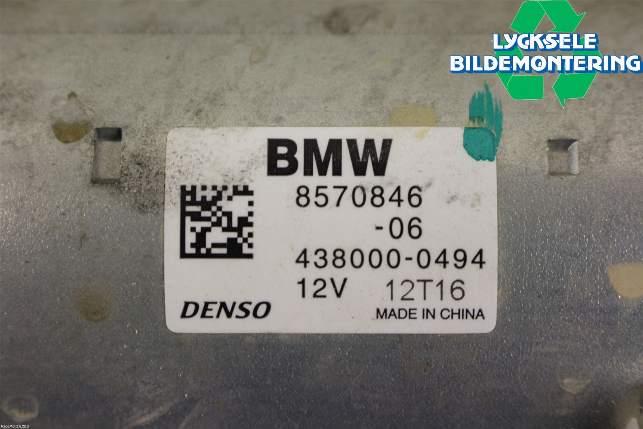 BMW X3 F25 10-17 Startmotor Diesel