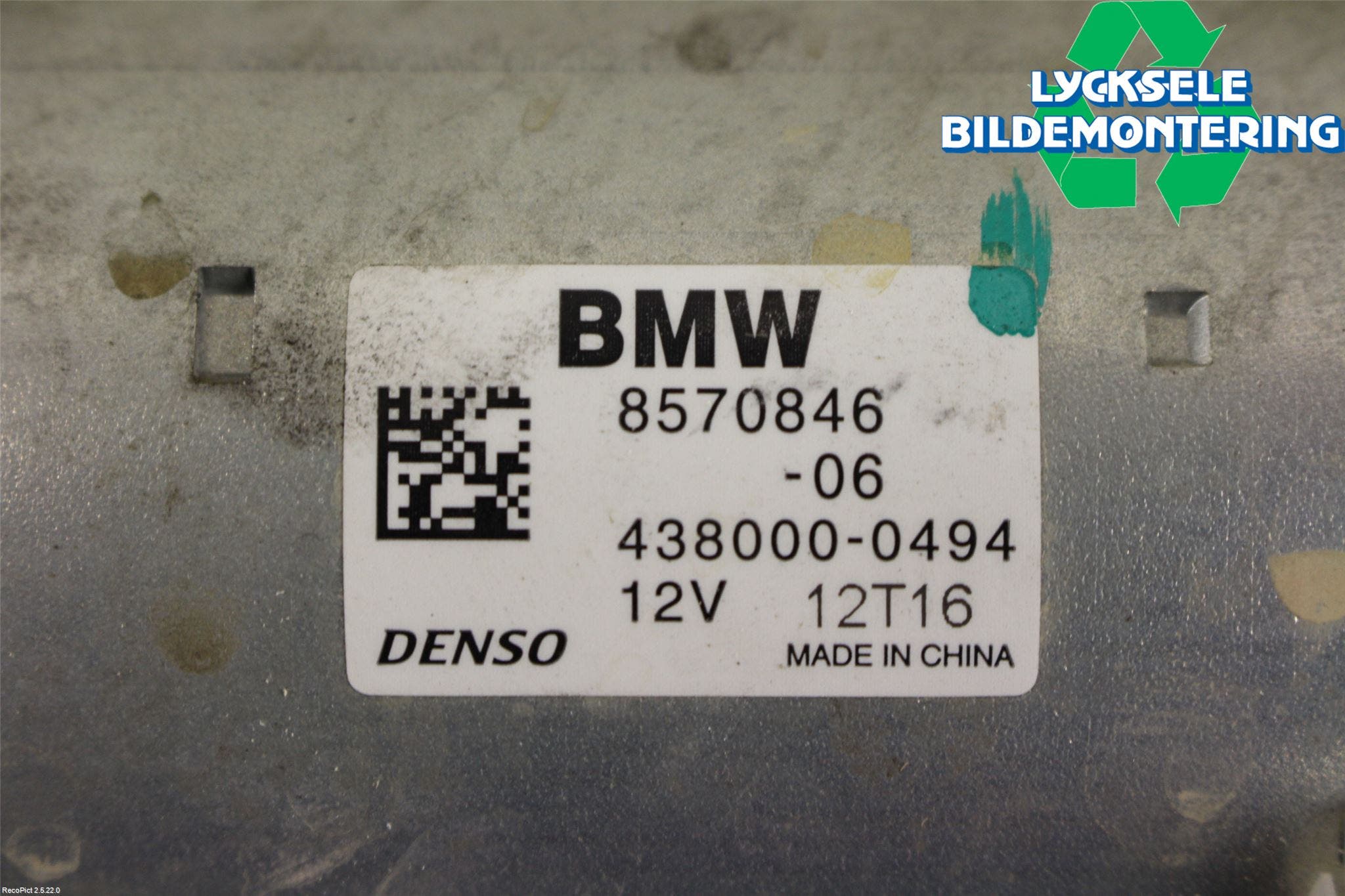 BMW X3 F25 10-17 Startmotor Diesel