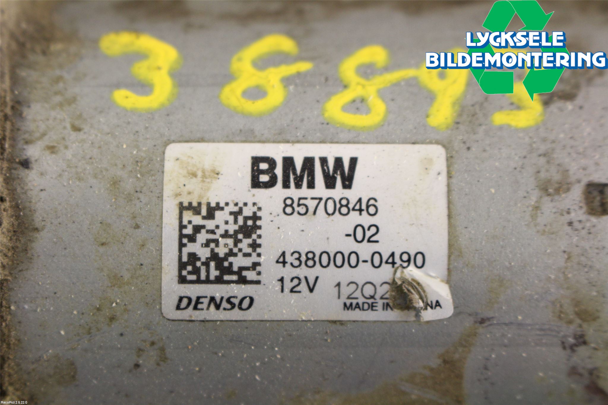 BMW X3 F25 10-17 Startmotor Diesel