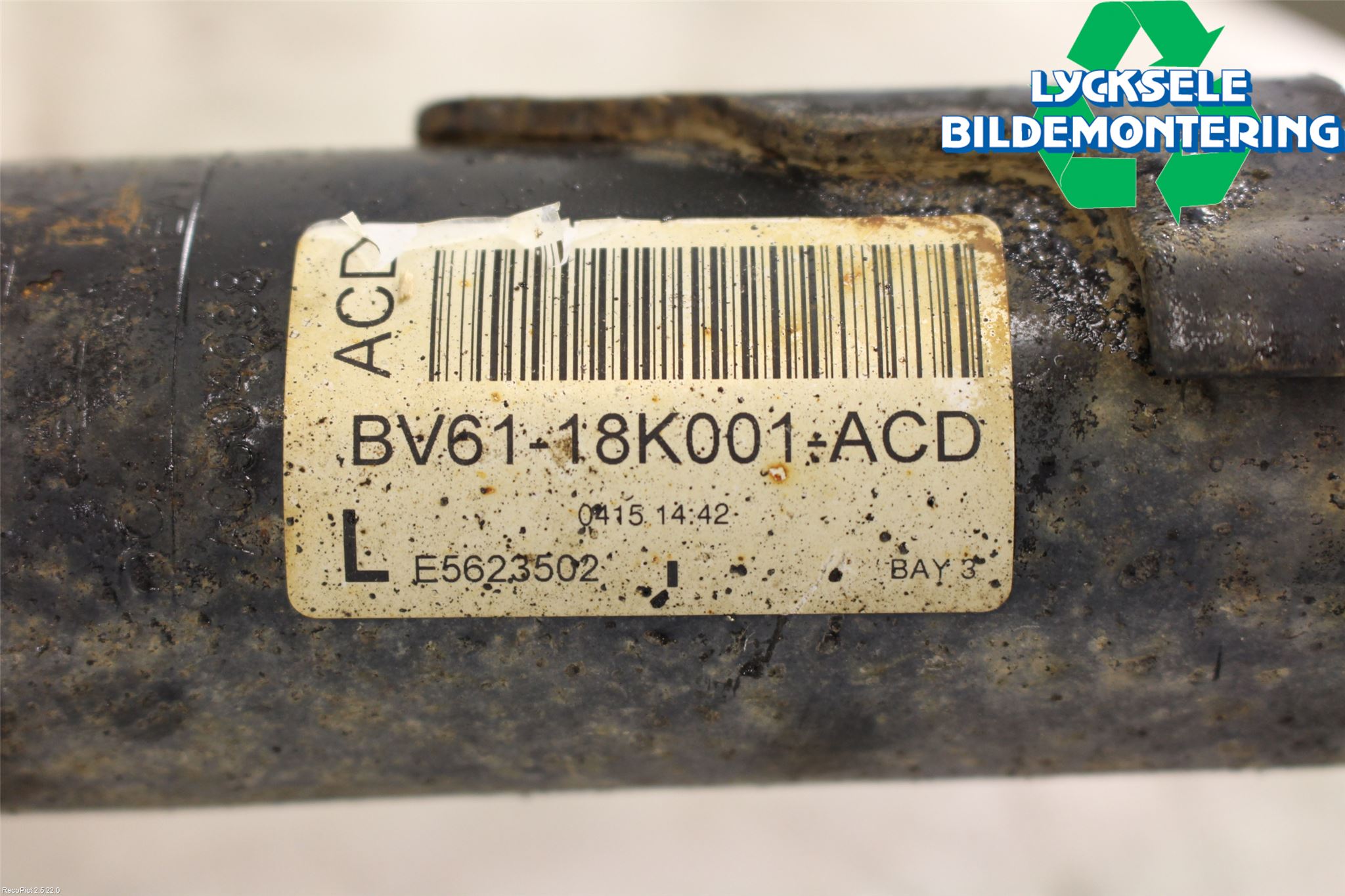 Ford FOCUS 11-14 Fjäderben Fram Vänster