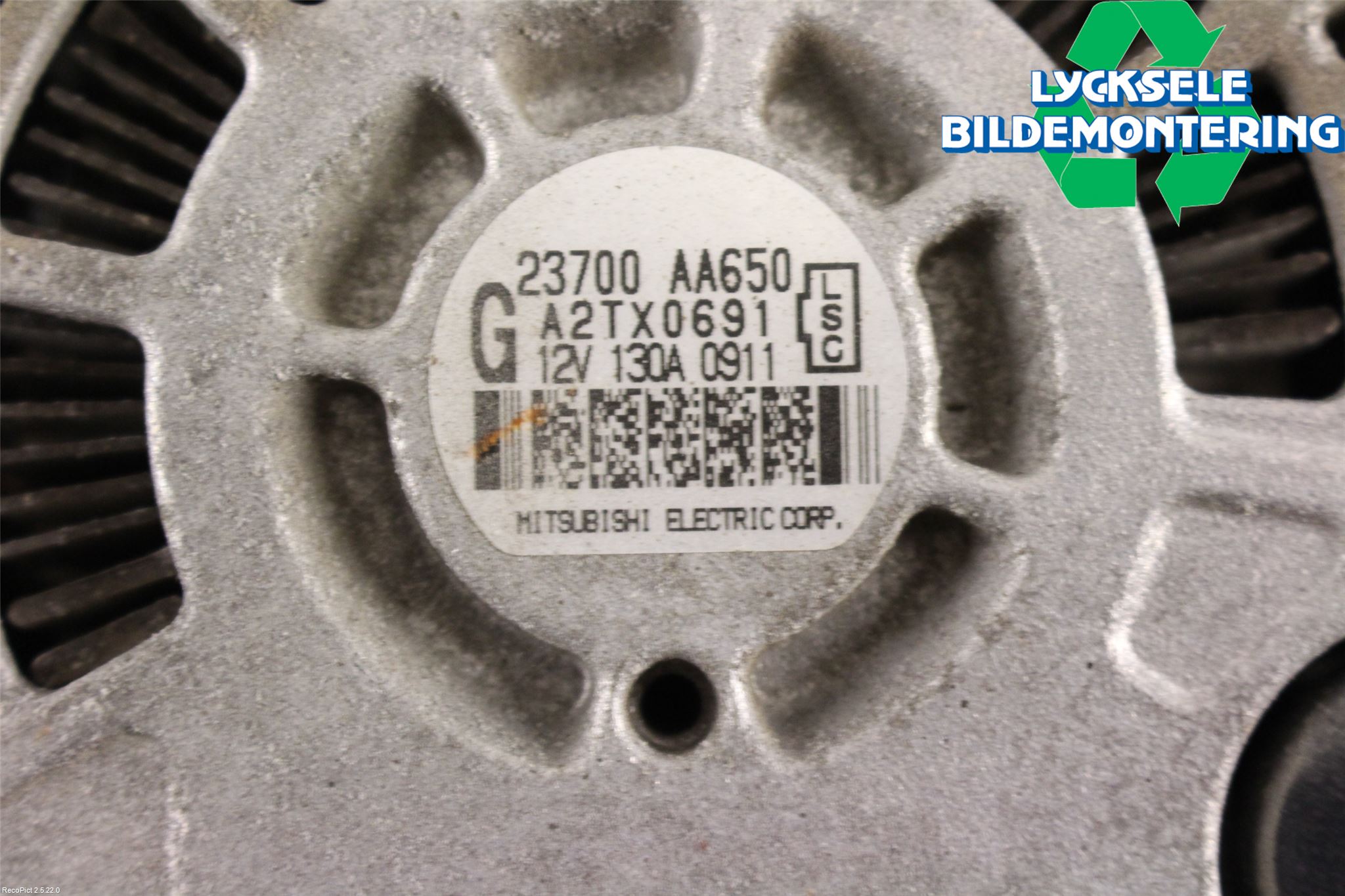 Subaru LEGACY 10-14 Generator