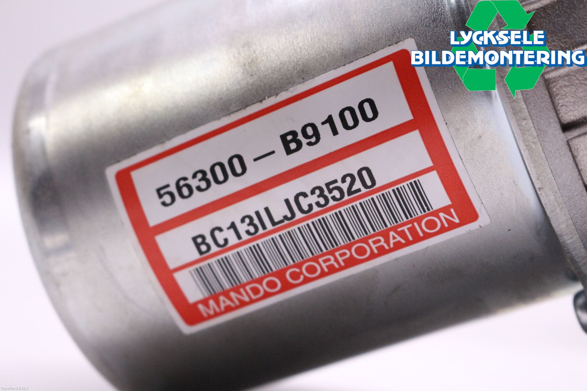 Hyundai i10 BA 14-16 Rattaxelagg Med Inb Servo