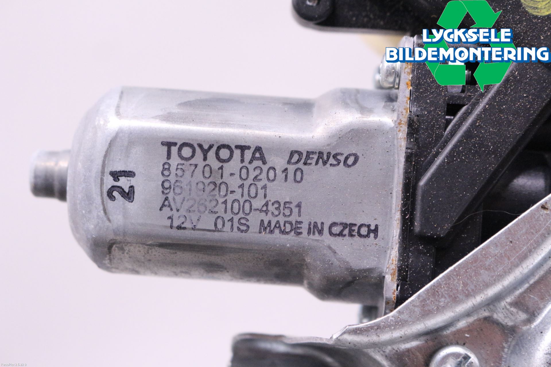Toyota AVENSIS 09-15 Fönsterhiss El Kompl