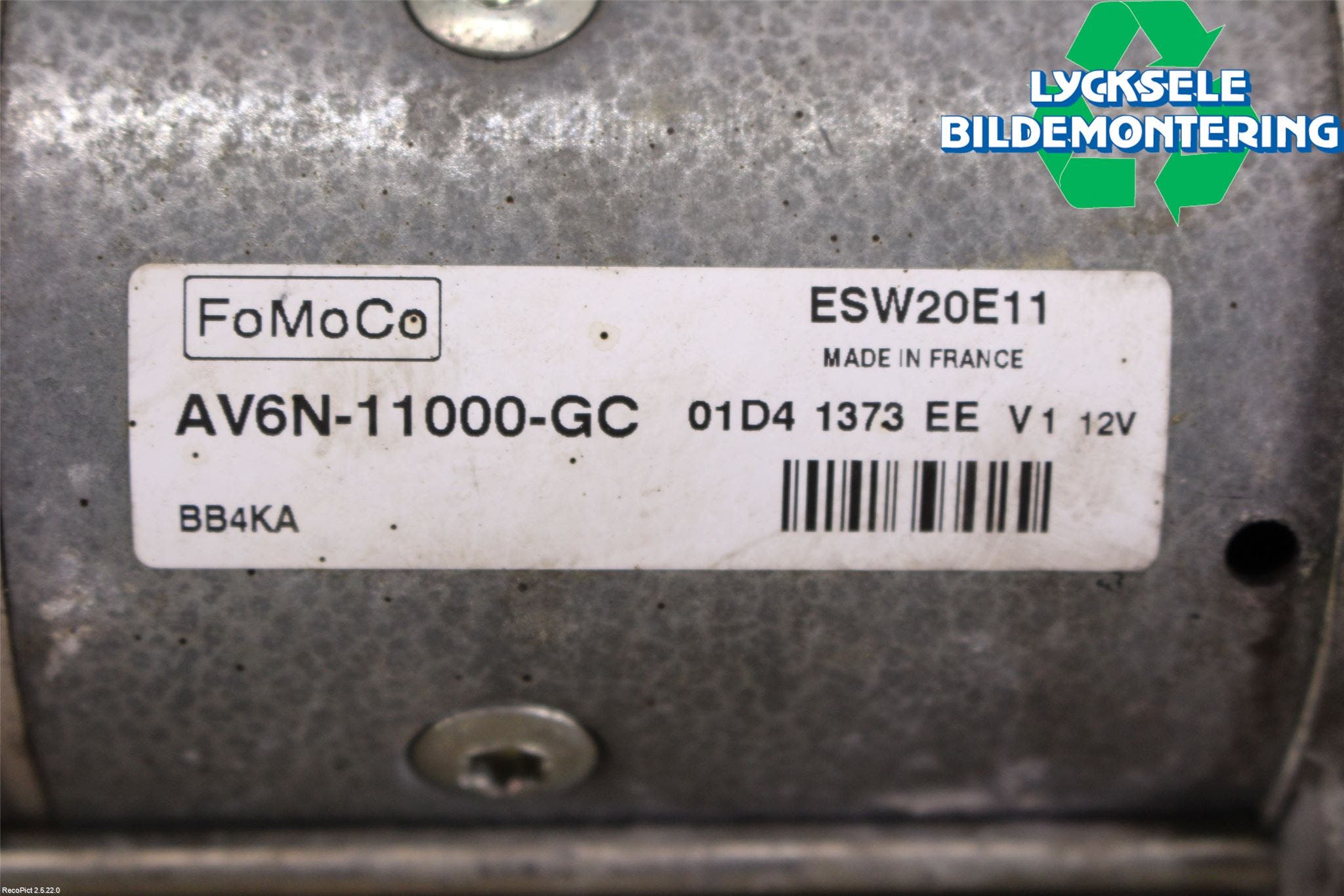 Ford FOCUS 11-14 Startmotor Diesel