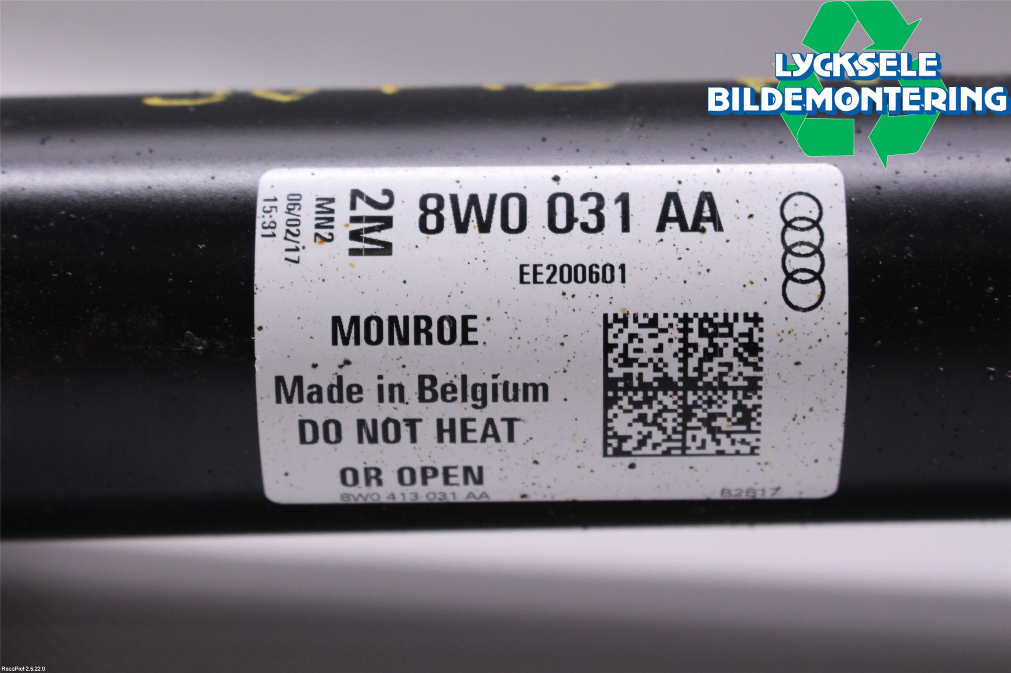 Audi A4/S4 B9 16-19 Fjäderben Fram Höger