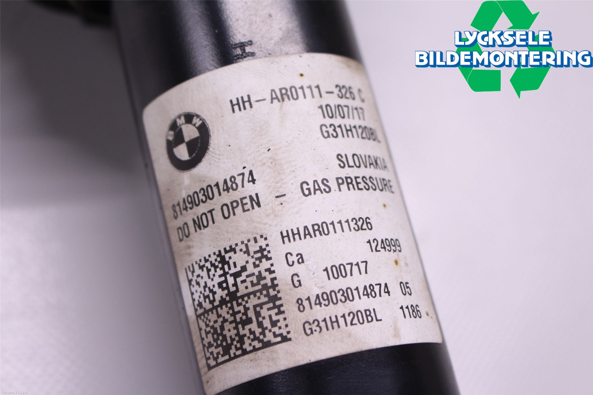 BMW 5 G30/G31/F90 17-23 Fjäderben Bak Vänster