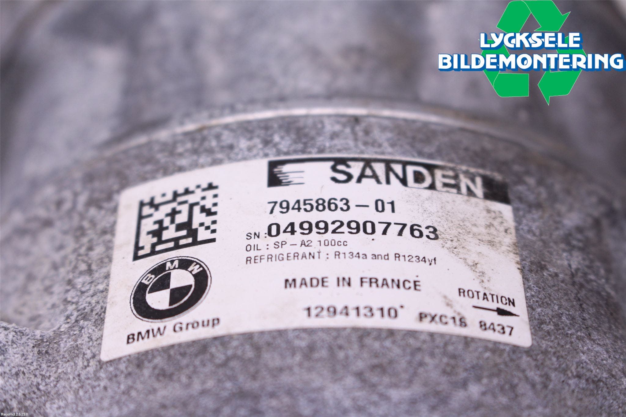 BMW 5 G30/G31/F90 17-23 Ac Kompressor