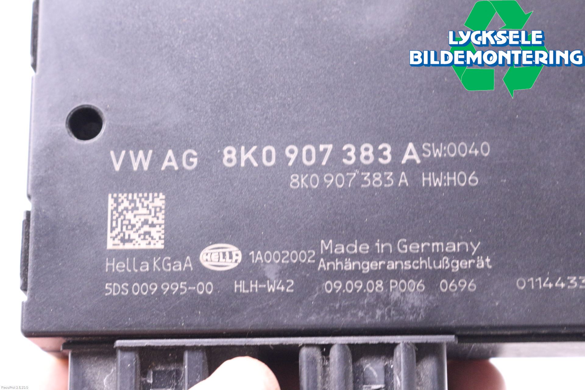 Audi A4/S4 08-11 Styrenhet Dragkrok