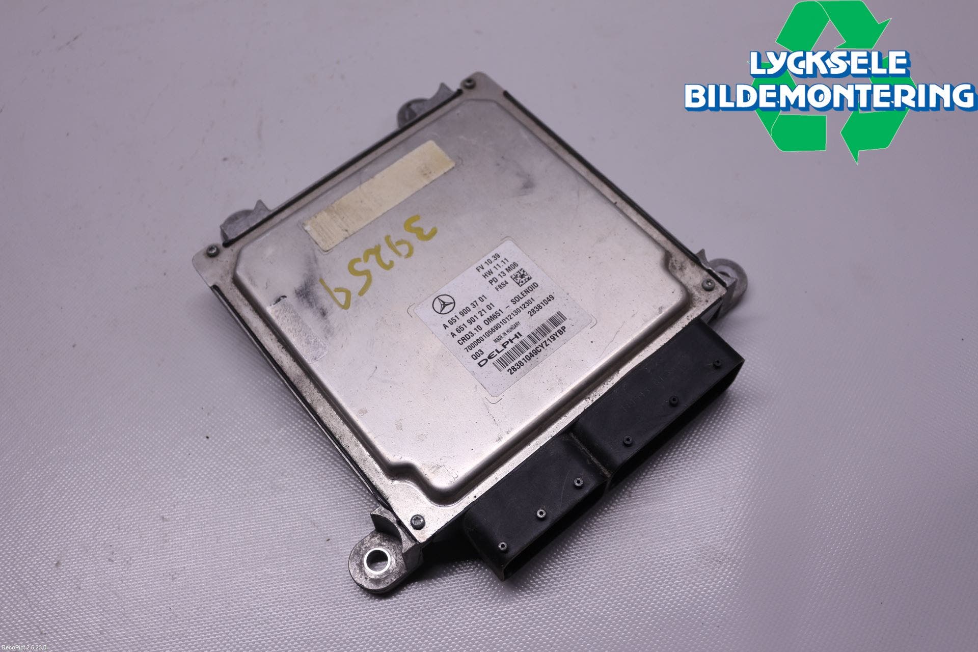 Mercedes-Benz MB E-KLASS (W212) 09-16 Styrenhet Inspump Diesel