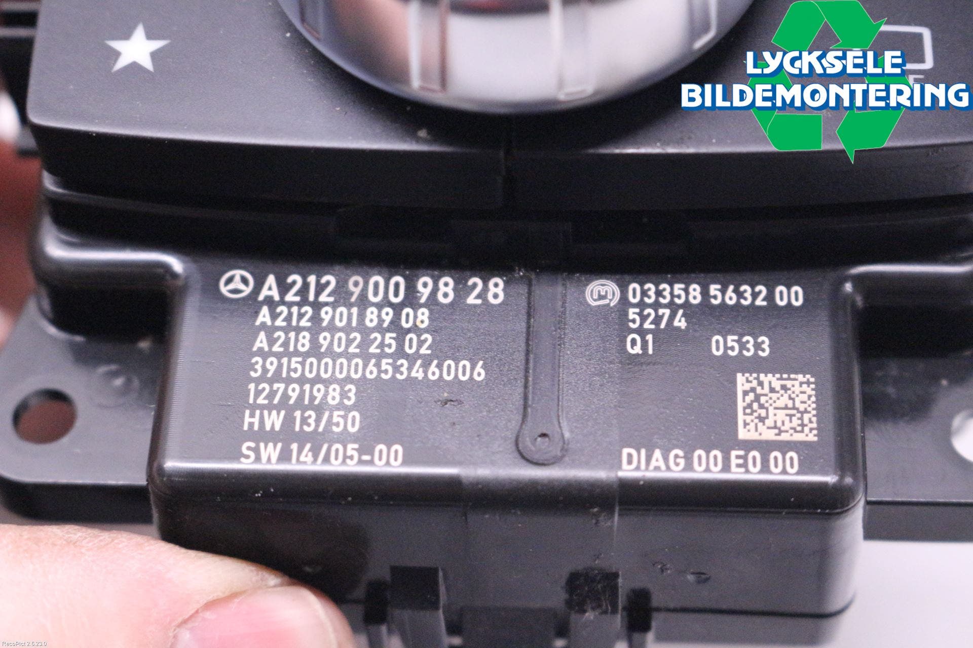 Mercedes-Benz MB E-KLASS (W212) 09-16 Strömställare Multifunktion