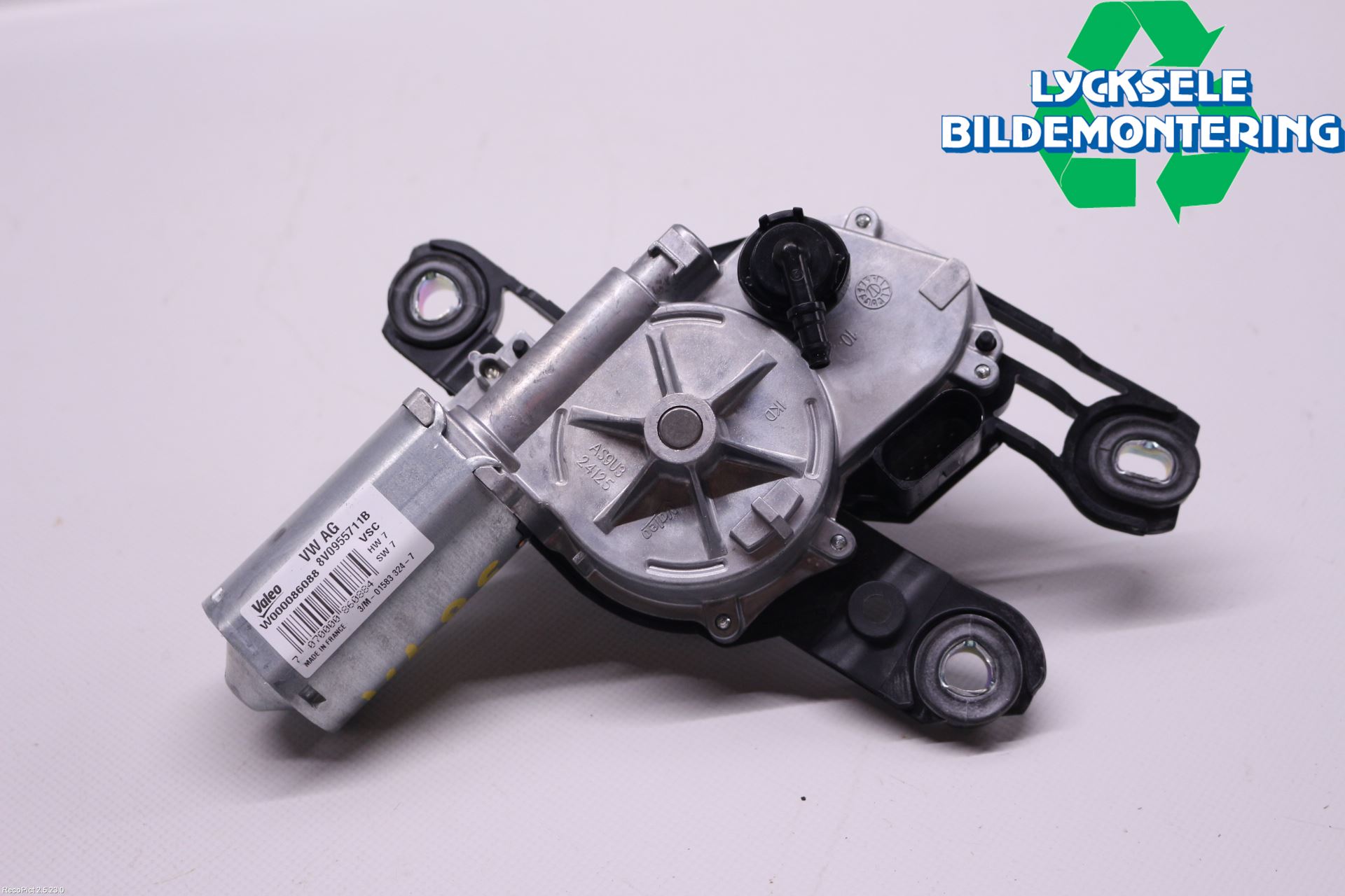 Audi A3/S3 8V 13-20 Torkarmotor Baklucka