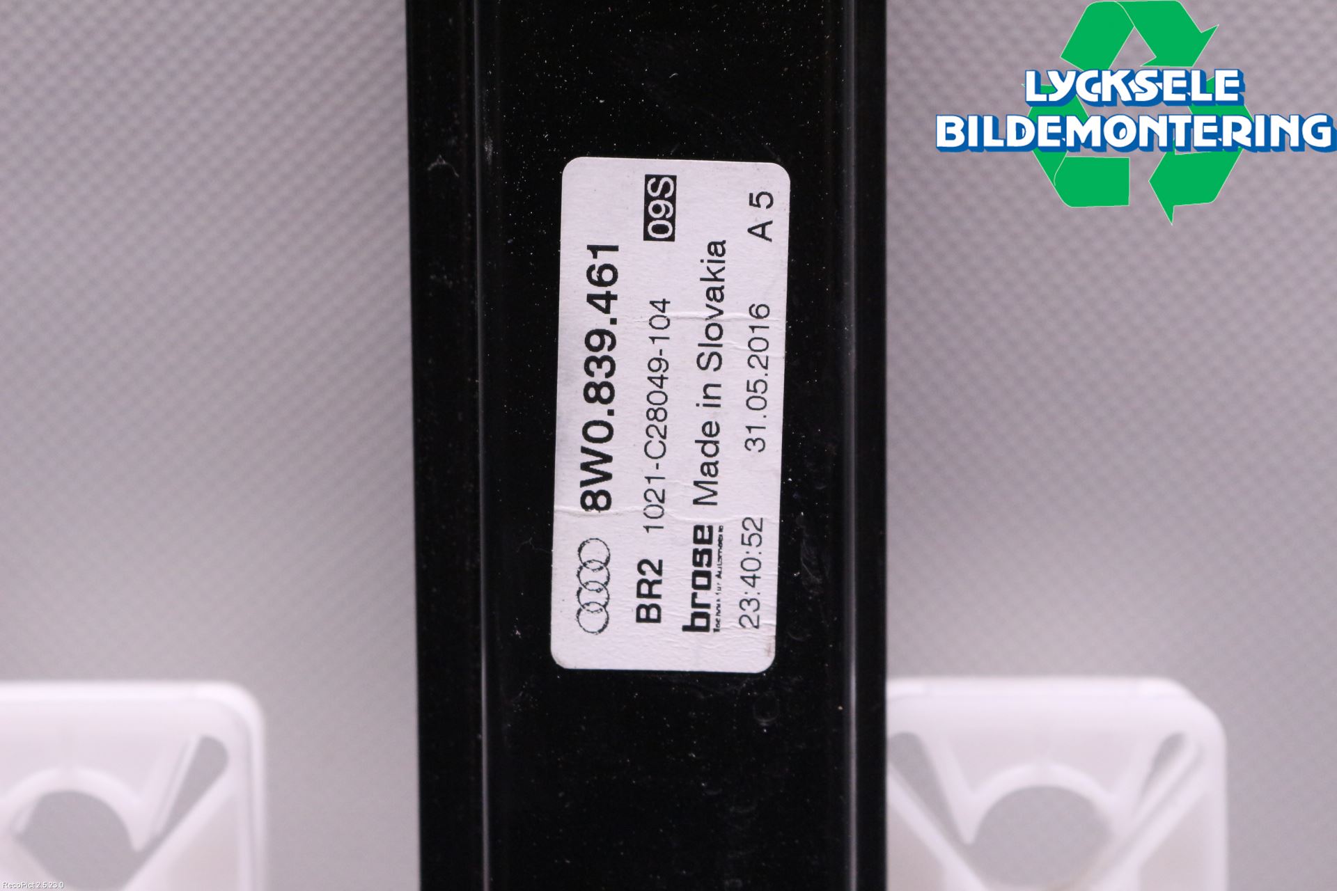 Audi A4/S4 B9 16-19 Fönsterhissmekanism