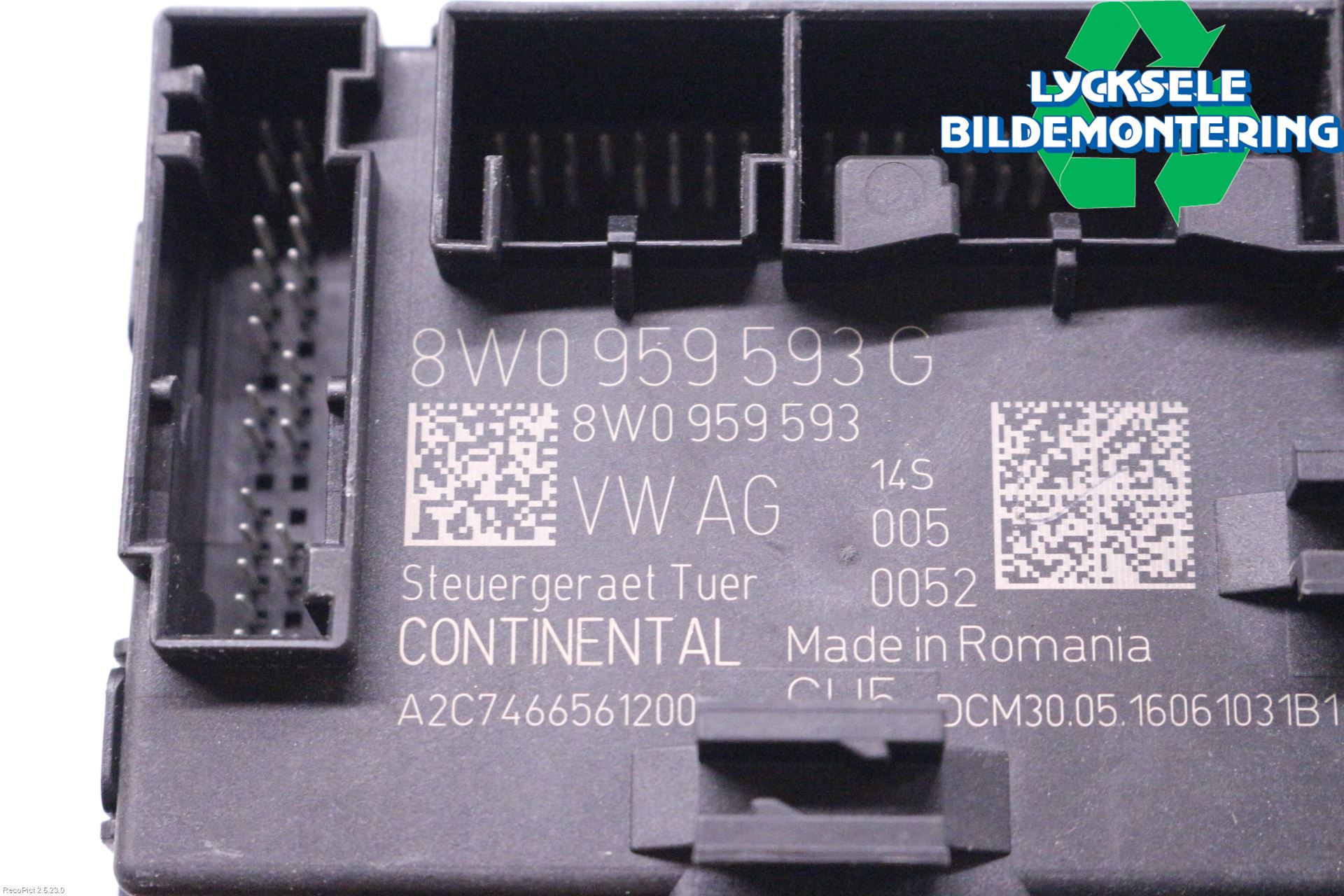 Audi A4/S4 B9 16-19 Styrenhet Dörr