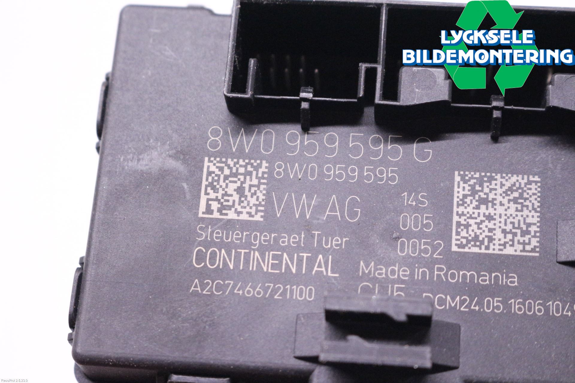 Audi A4/S4 B9 16-19 Styrenhet Dörr