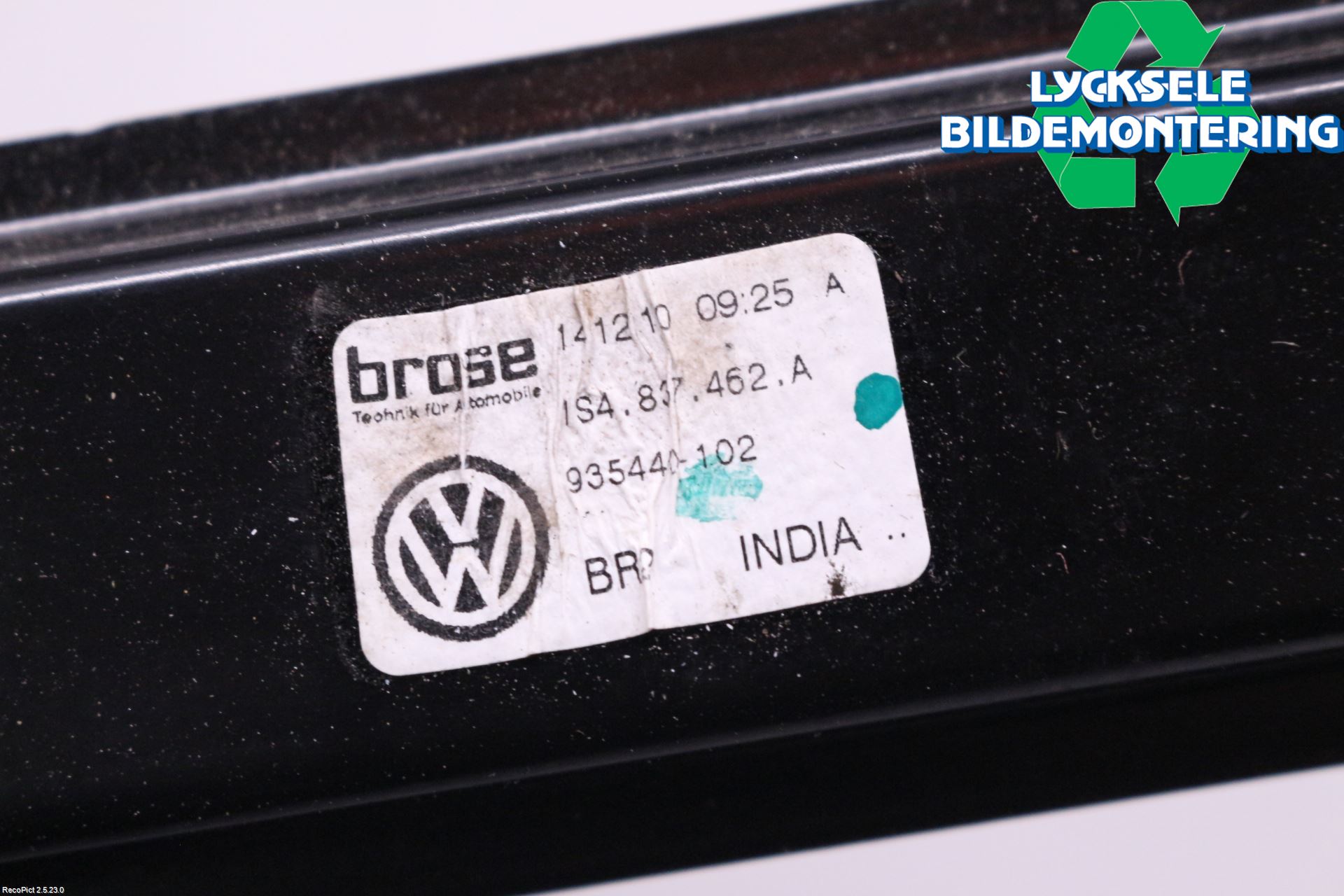 Volkswagen VW UP! / E-UP! Fönsterhissmekanism