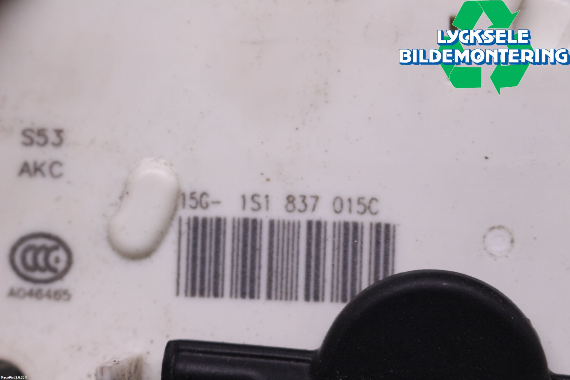 Volkswagen VW UP! / E-UP! Låskista-Dörrlås