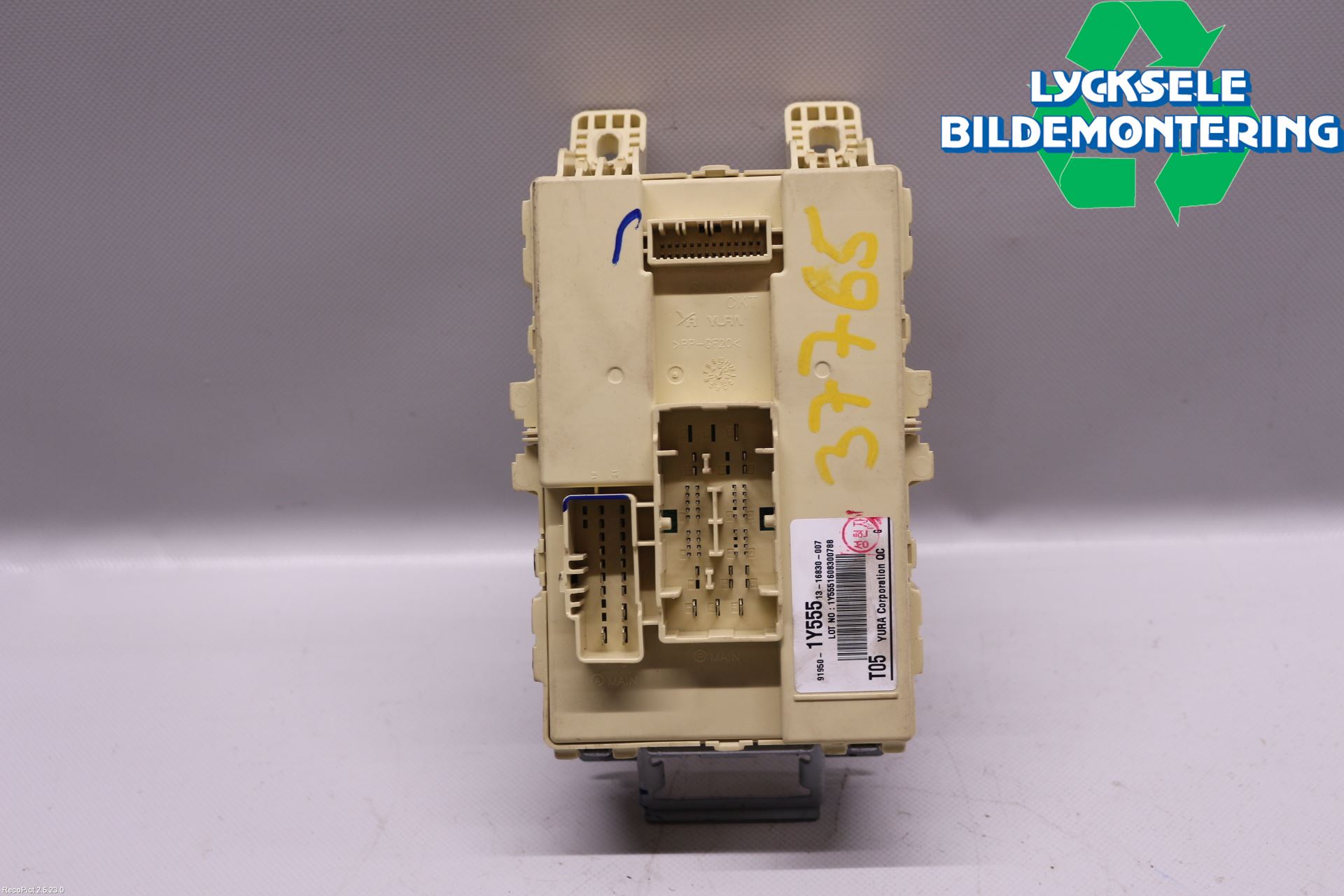 Kia PICANTO 12-17 Säkringsdosa-Elcentral