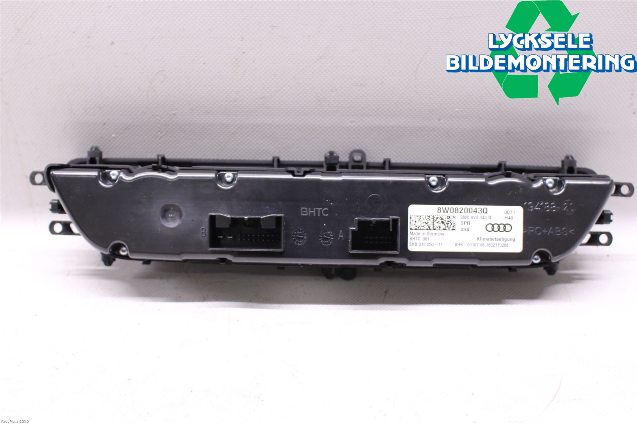 Audi A4/S4 B9 16-19 Ac Styrenhet Ac Manöveren