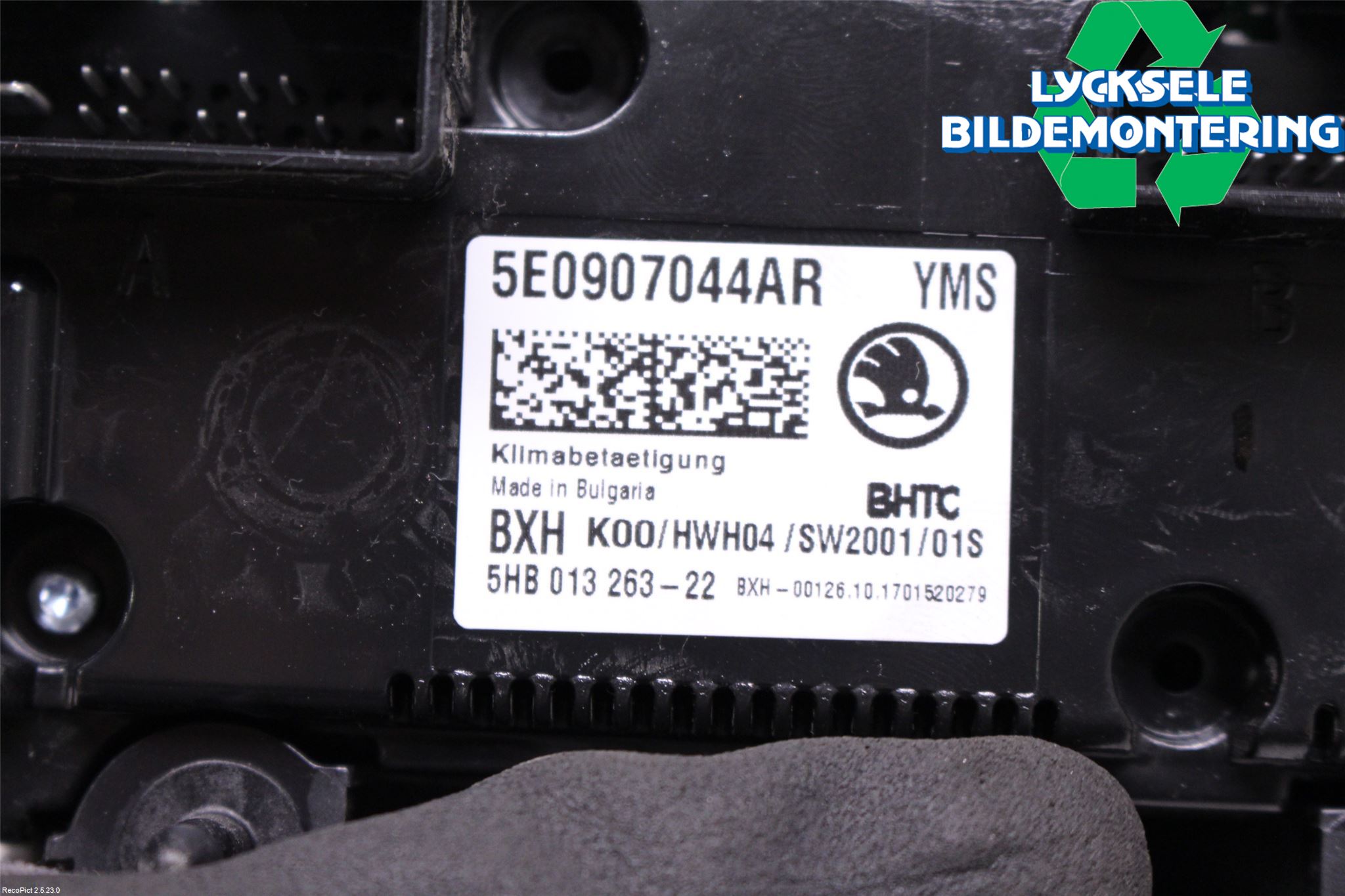 Skoda OCTAVIA (5E) 13-20 Ac Styrenhet Ac Manöveren