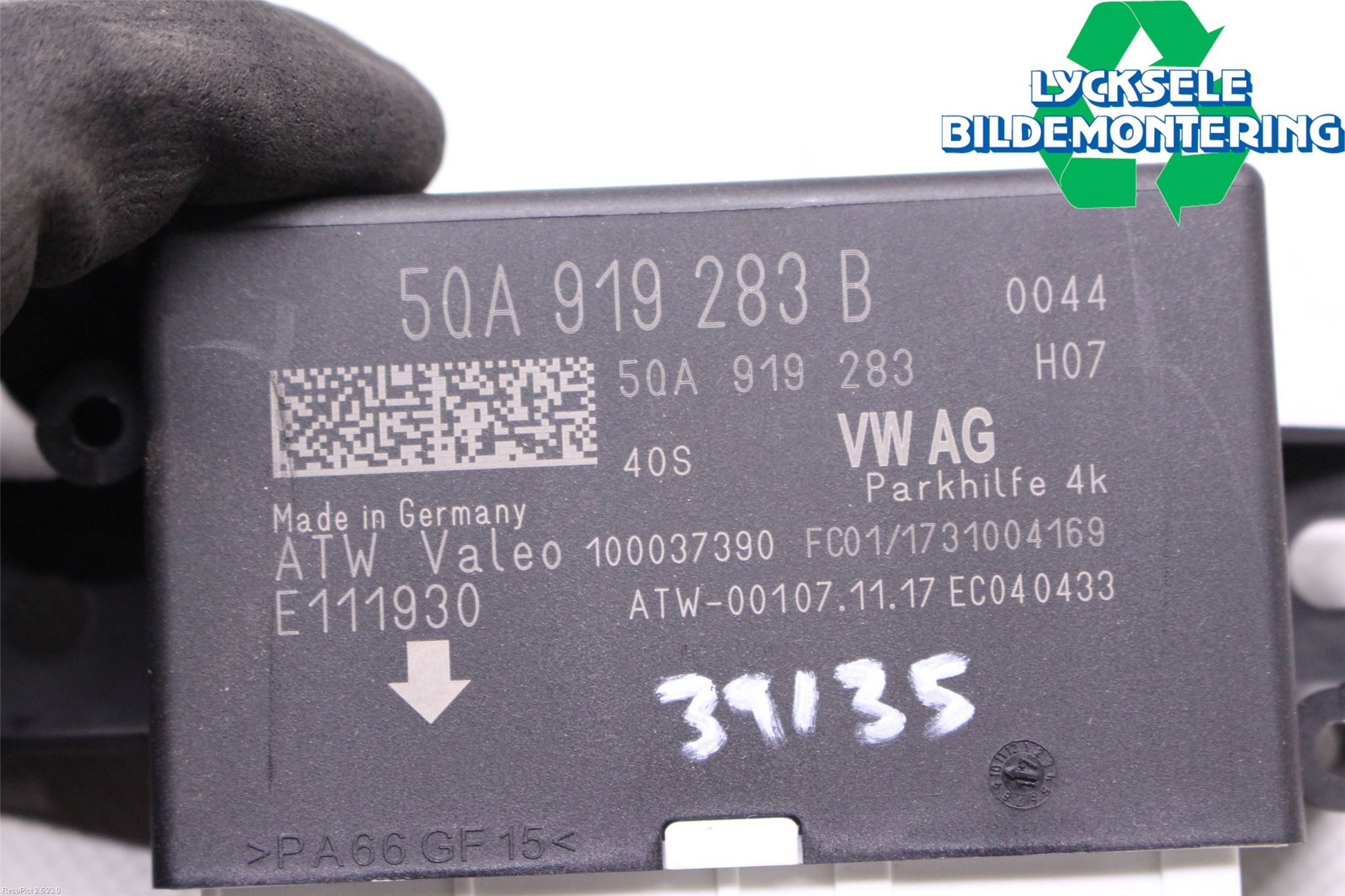 Skoda OCTAVIA (5E) 13-20 Styrenhet Parkeringshjälp