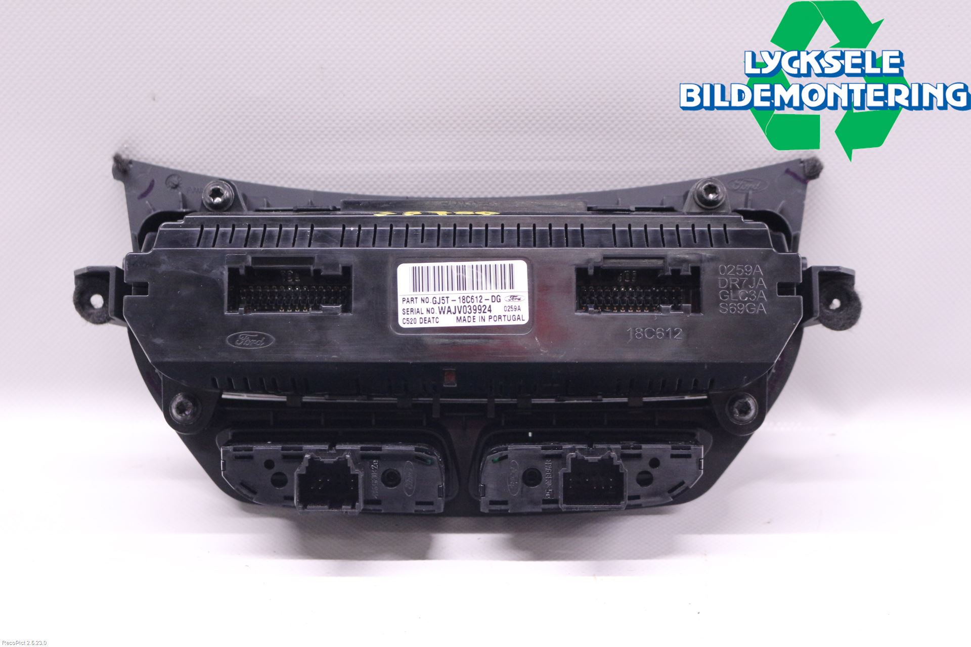 Ford KUGA 17-19 Ac Styrenhet Ac Manöveren