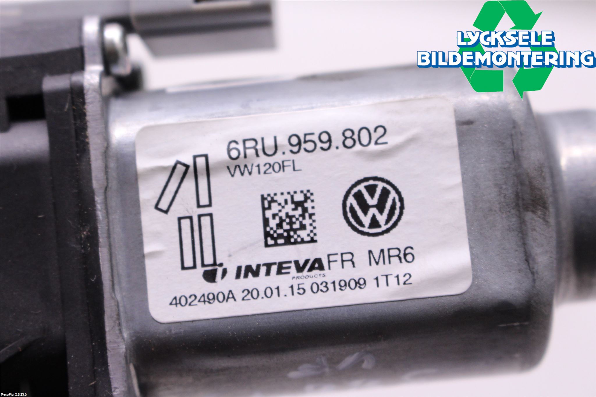 Volkswagen VW UP! / E-UP! Fönsterhissmotor