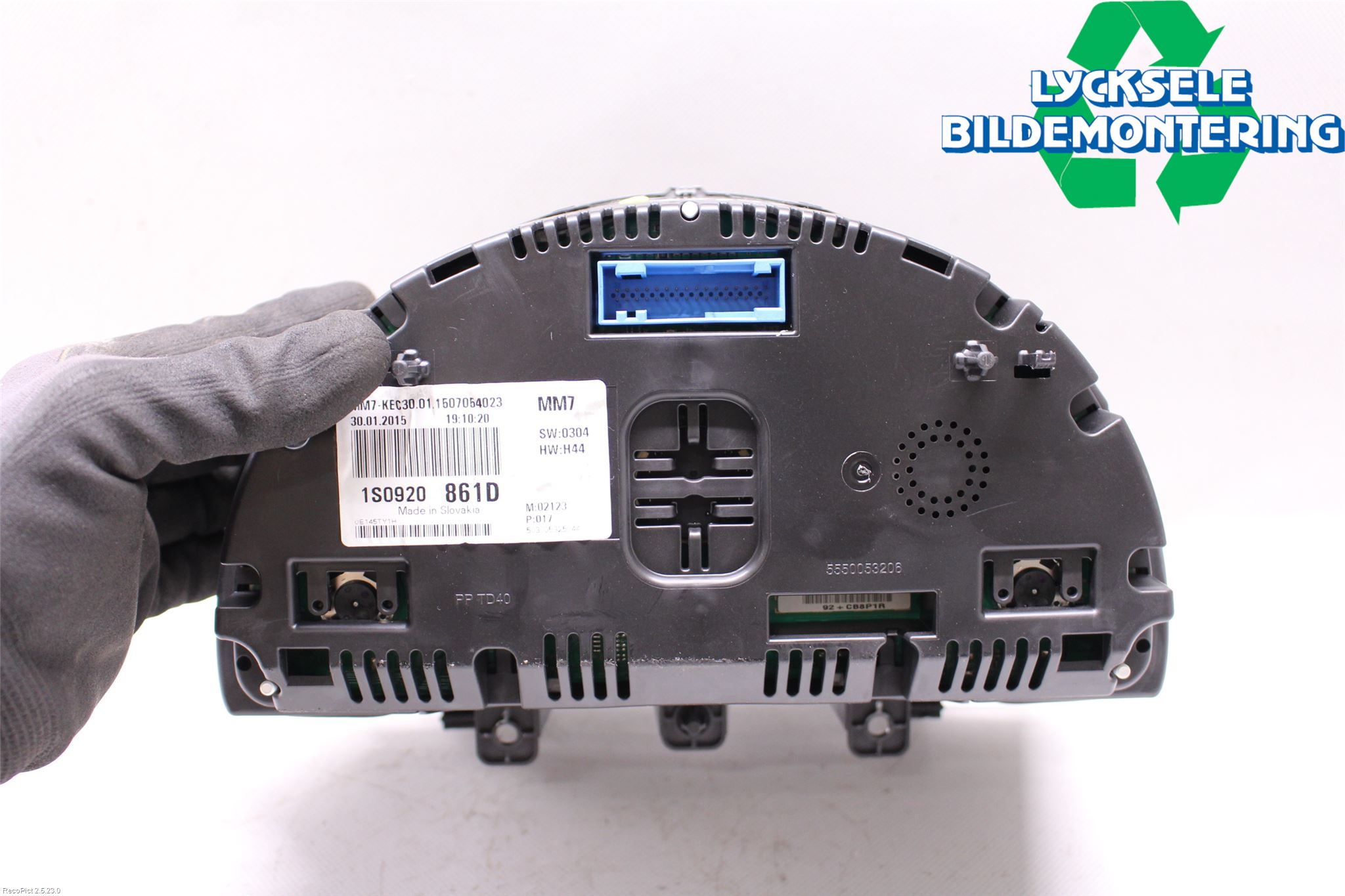 Volkswagen VW UP! / E-UP! Instrument Komb