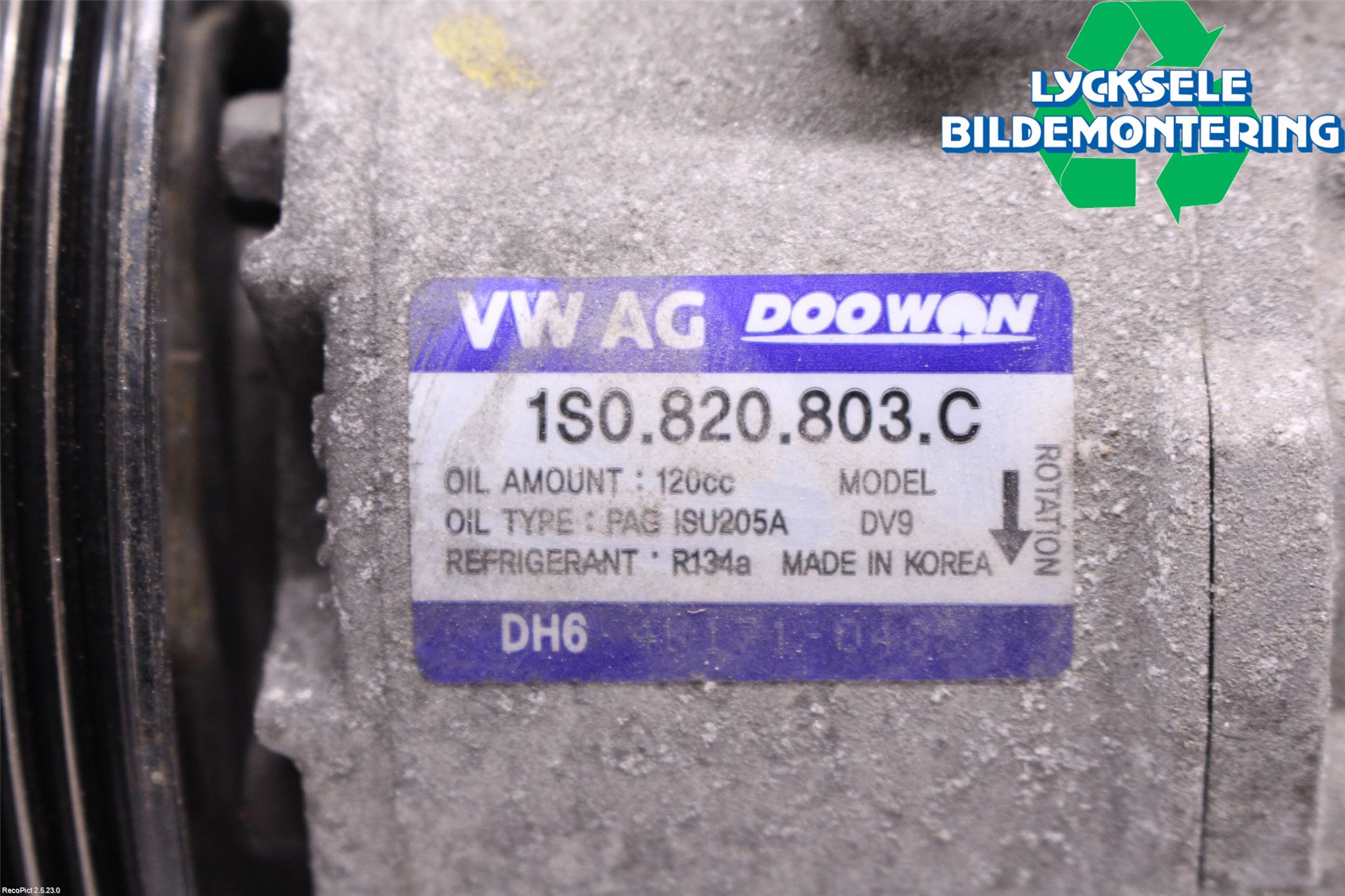 Volkswagen VW UP! / E-UP! Ac Kompressor