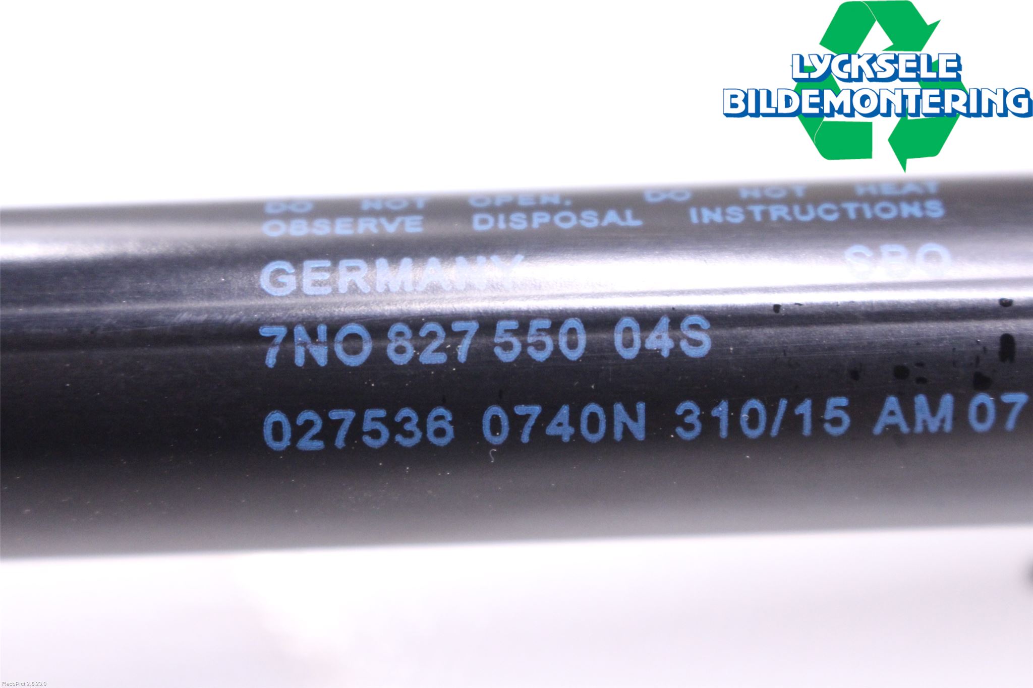 Volkswagen VW SHARAN 11- Gasfjäder Baklucka