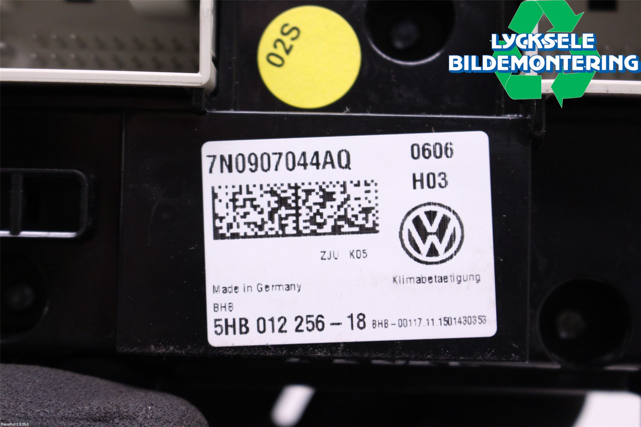 Volkswagen VW SHARAN 11- Ac Styrenhet Ac Manöveren