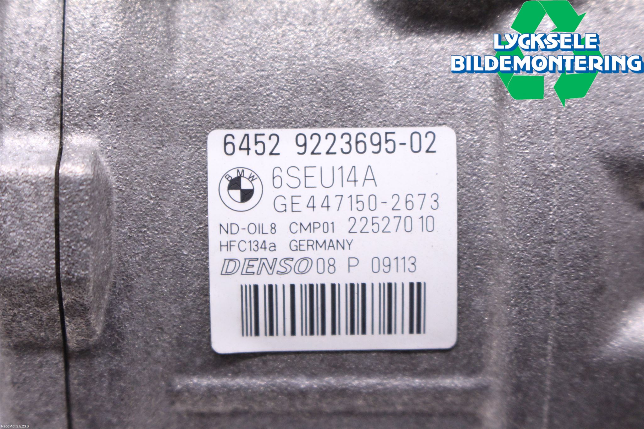 BMW 3 F30/F31/F80 12-19 Ac Kompressor