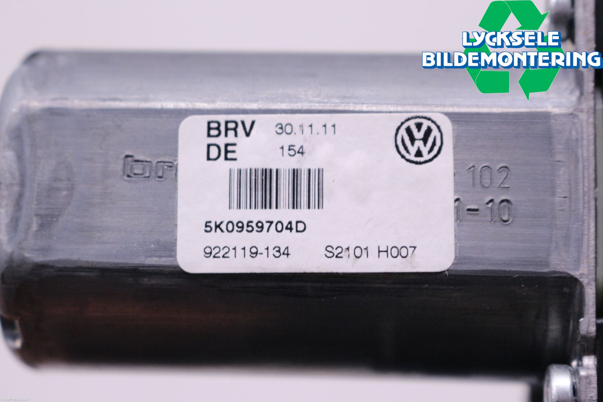 Volkswagen VW GOLF VI 09-13 Fönsterhissmotor
