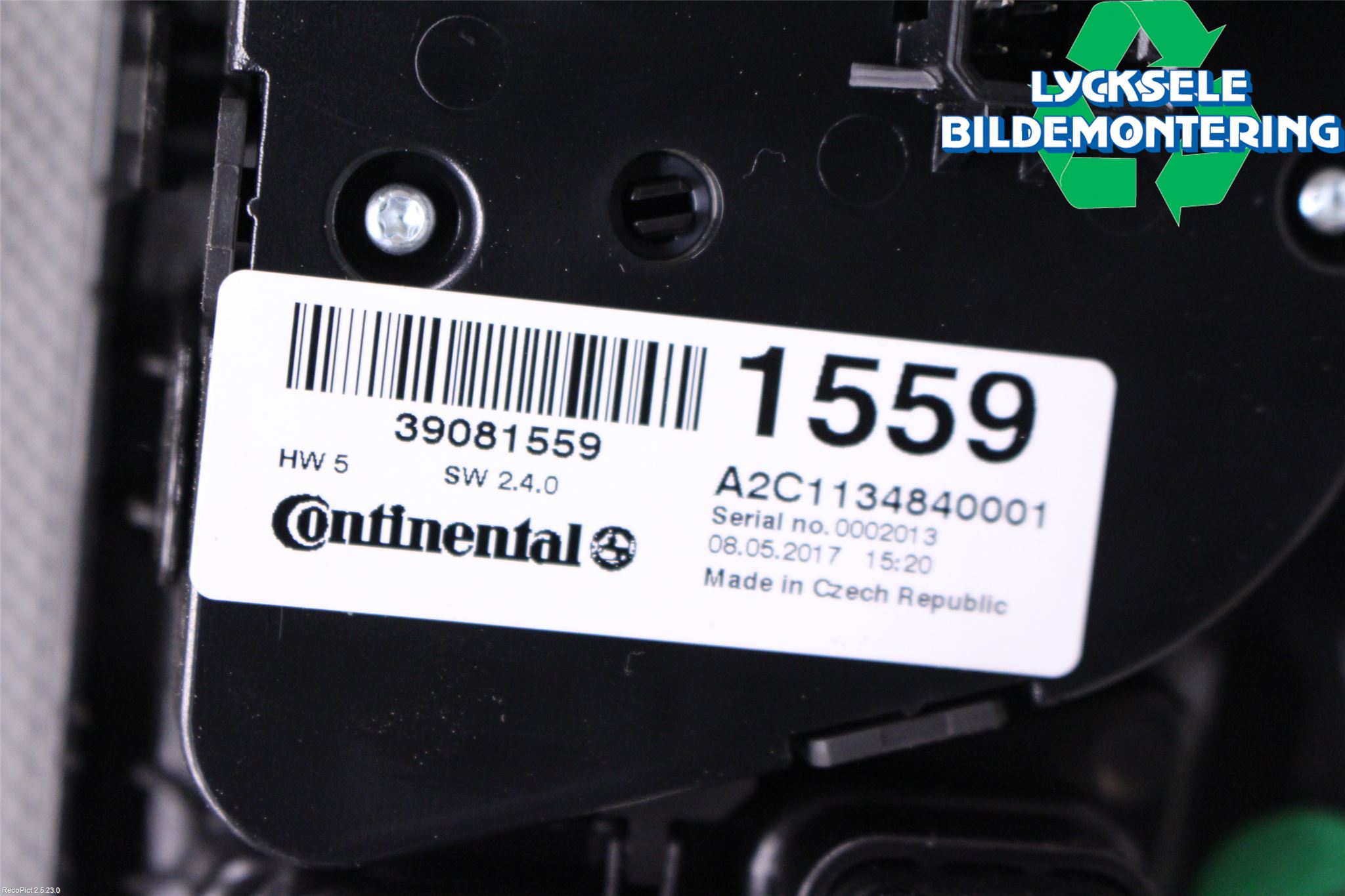 Opel MOKKA 13-20 Ac Styrenhet Ac Manöveren