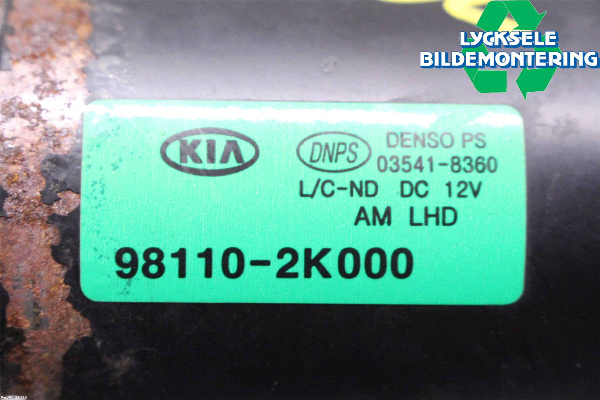 Kia SOUL 09- Torkarmekanism Vindruta