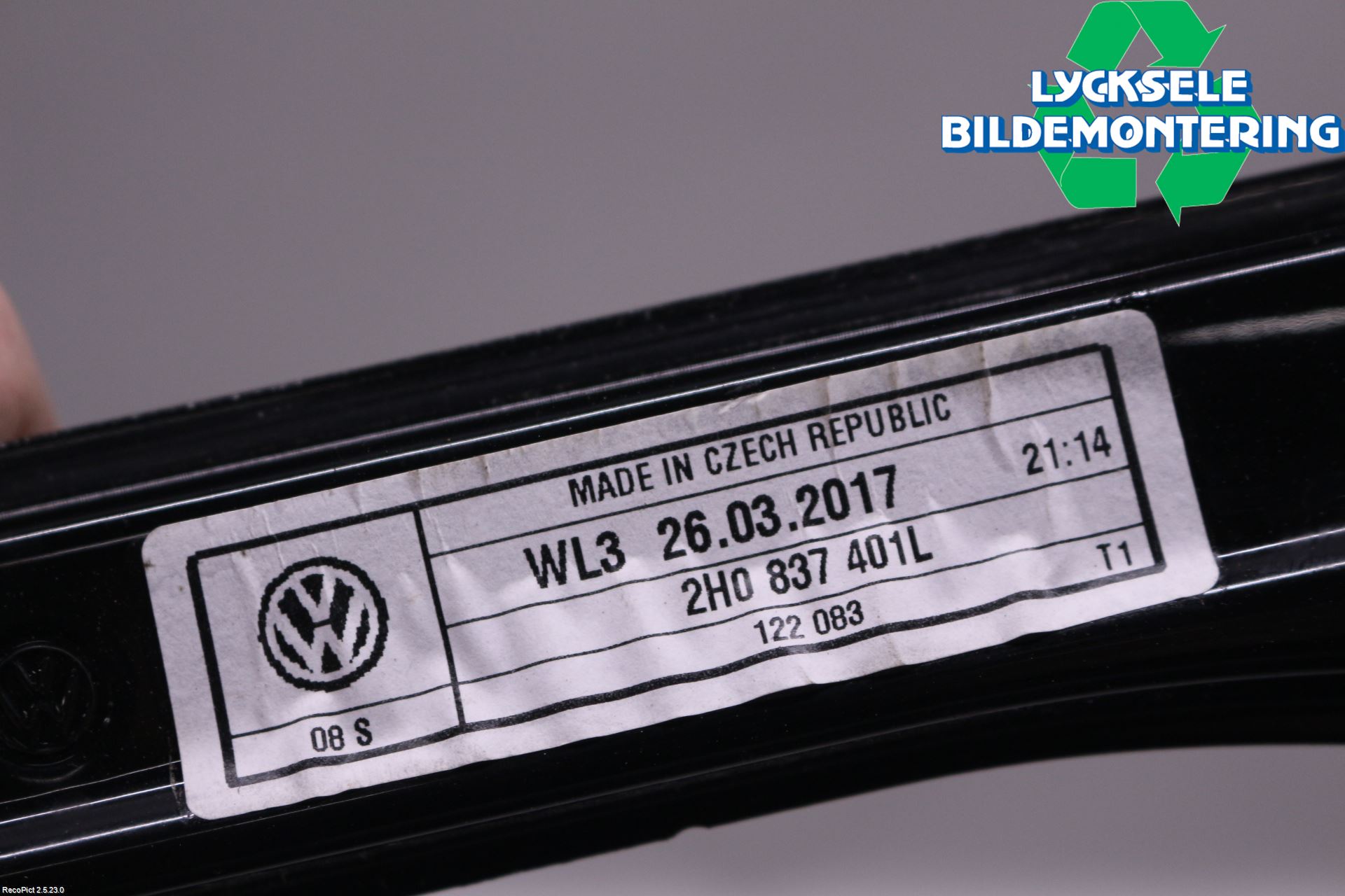 Volkswagen VW AMAROK 2H 10-22 Fönsterhissmekanism